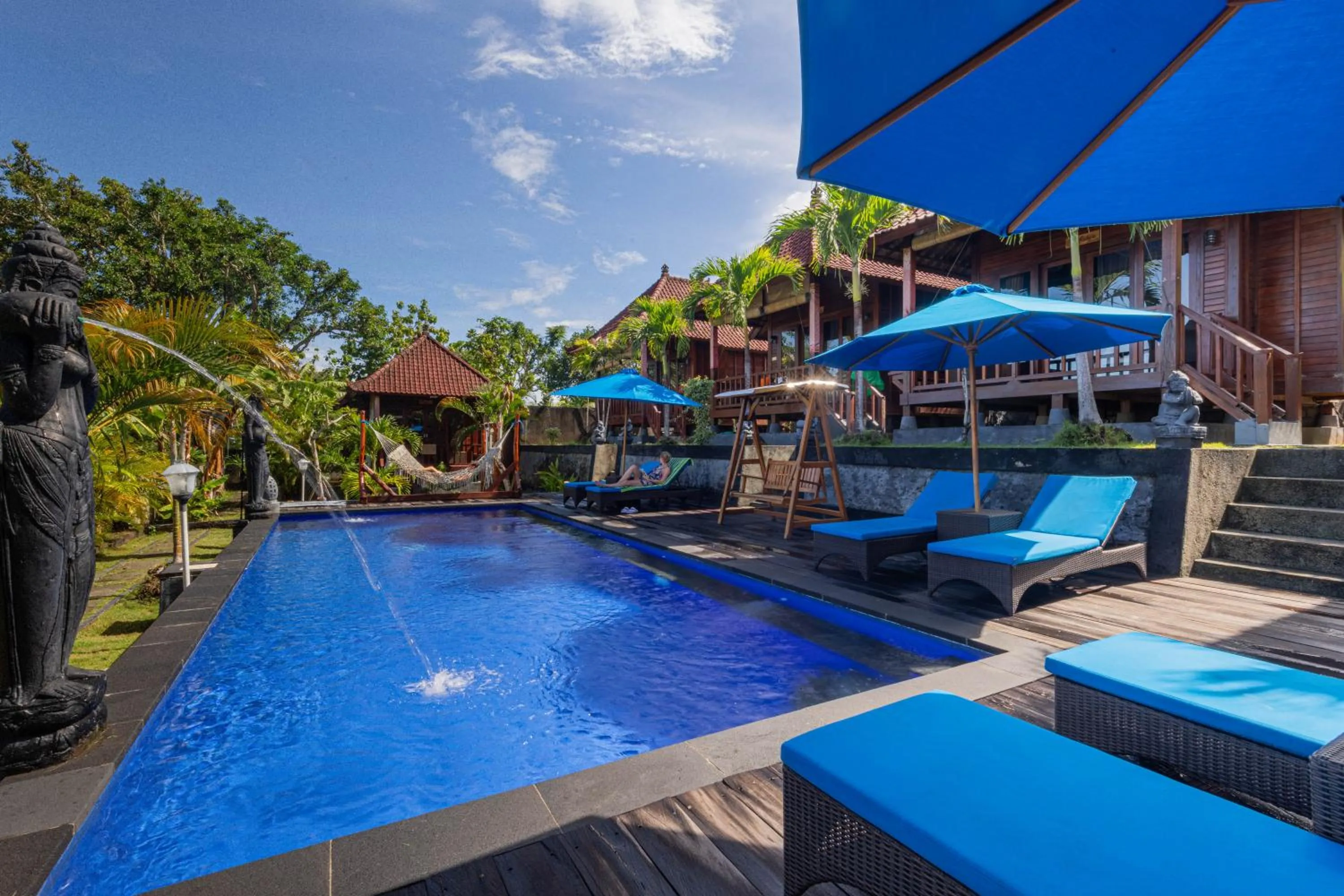 Swimming pool in Tatak Bunut Villa Ceningan