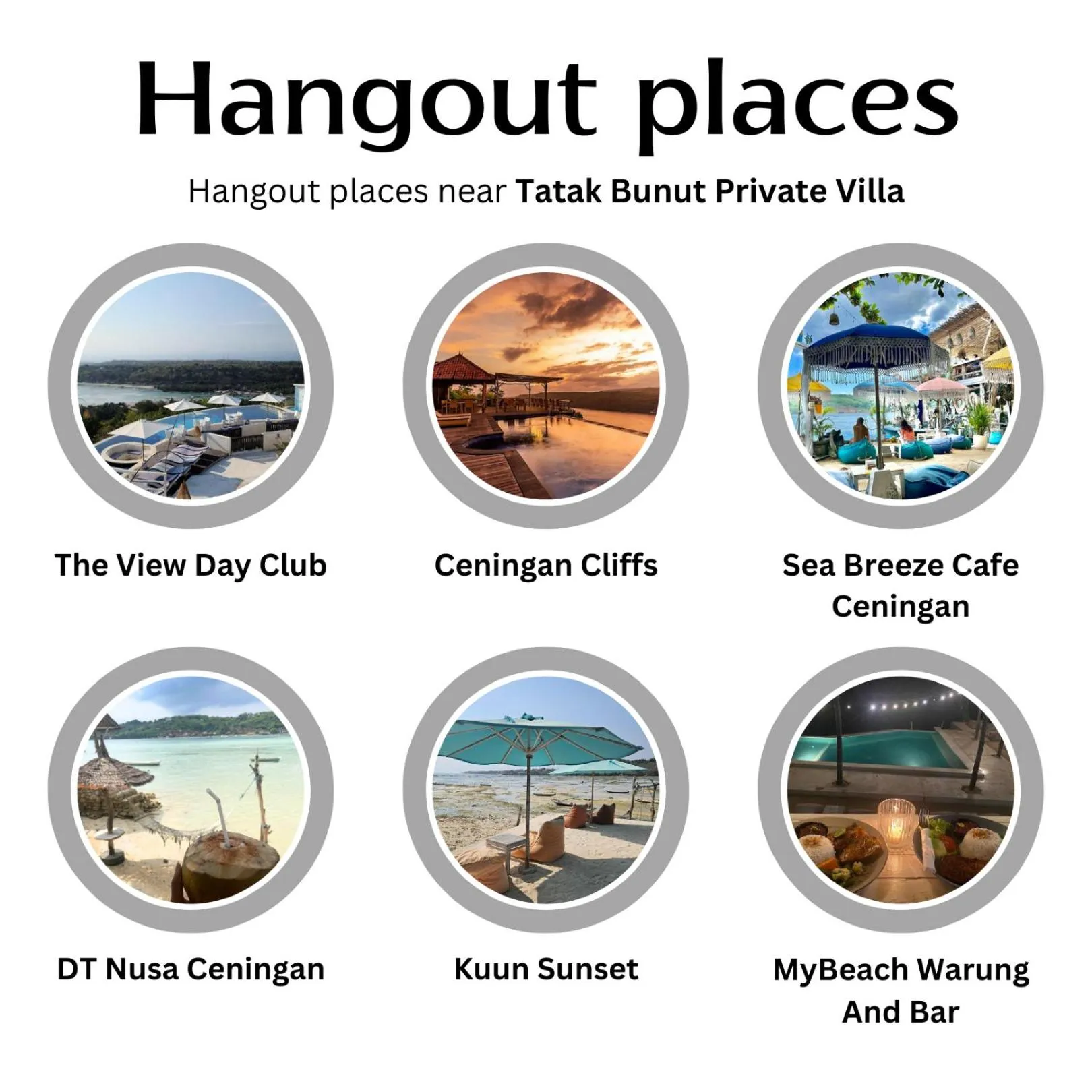 Activities in Tatak Bunut Villa Ceningan