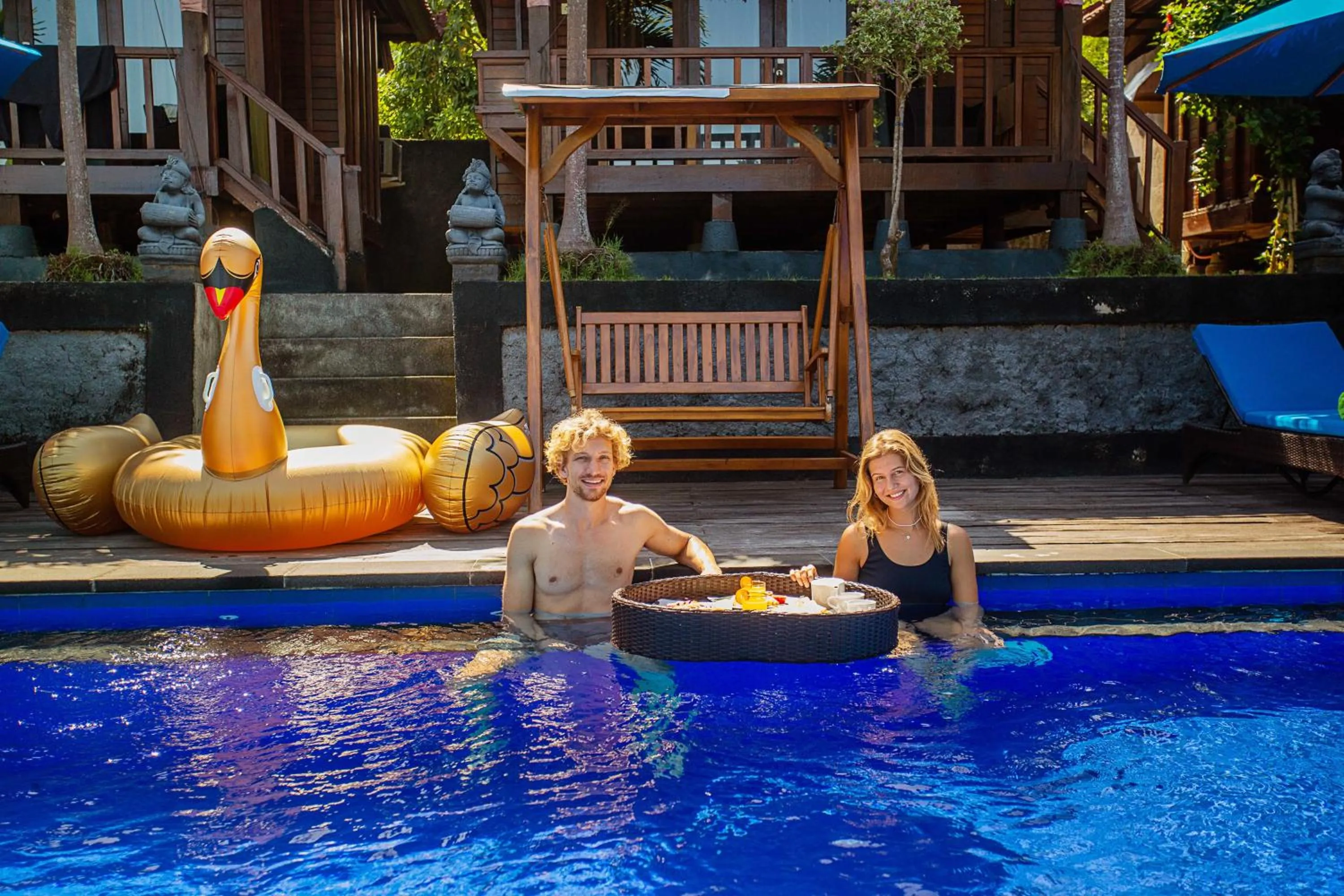 Swimming pool in Tatak Bunut Villa Ceningan