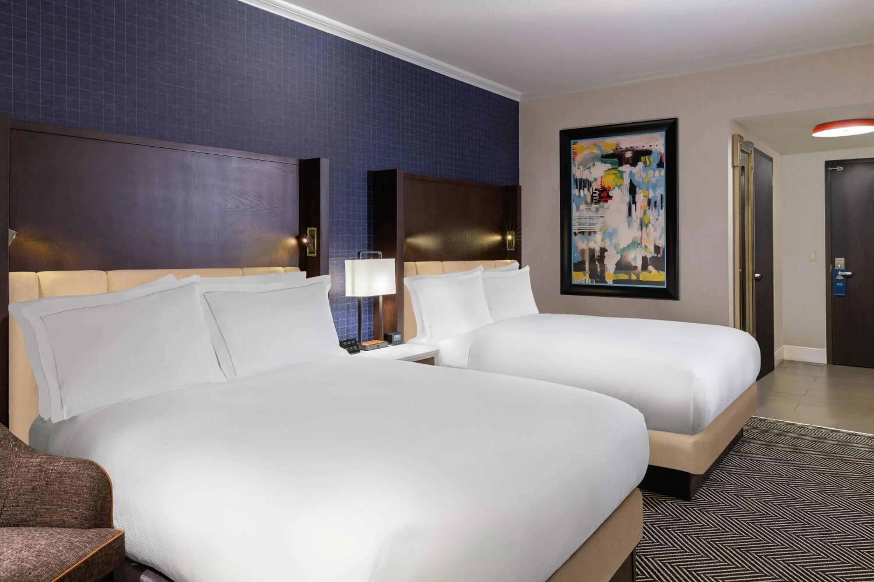 Bed in Hilton Austin