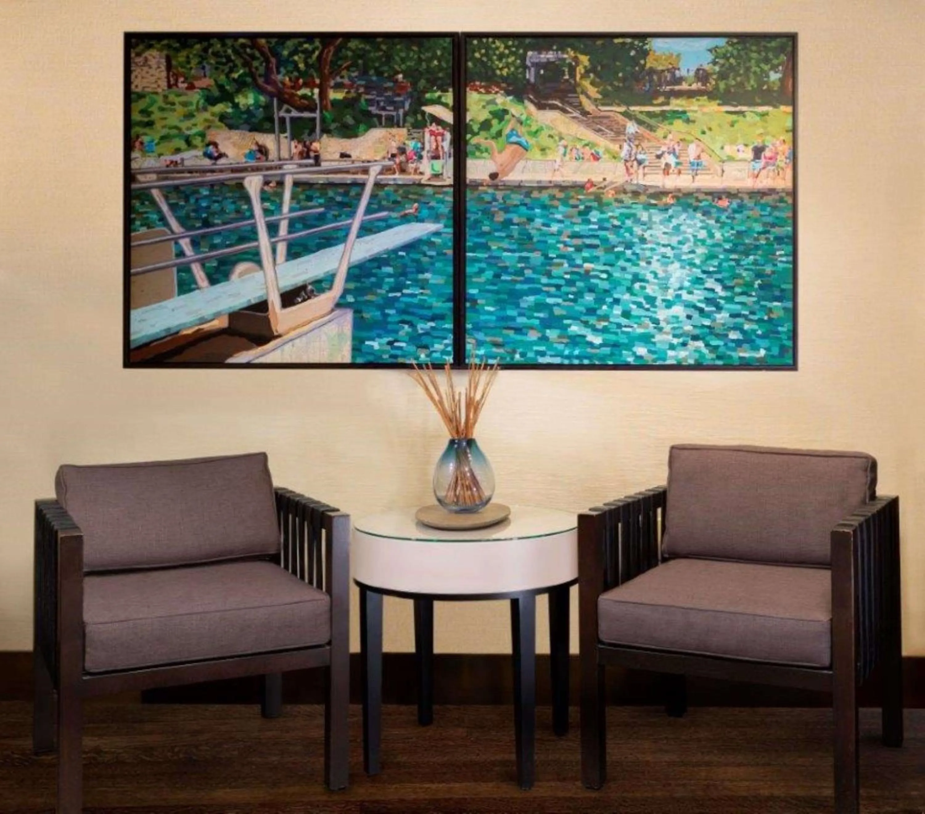 Living room in Hilton Austin