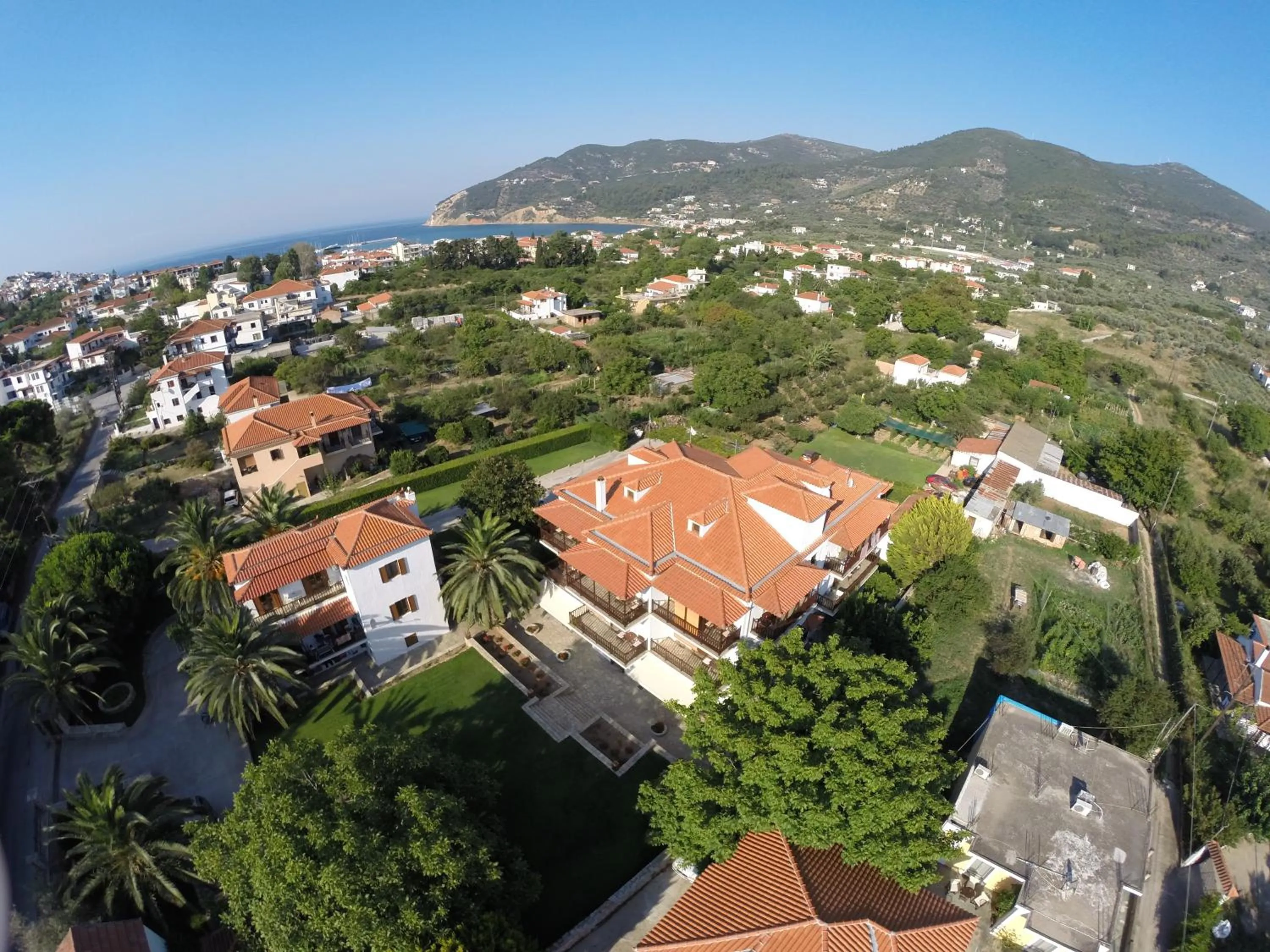 Bird's eye view in Melrose