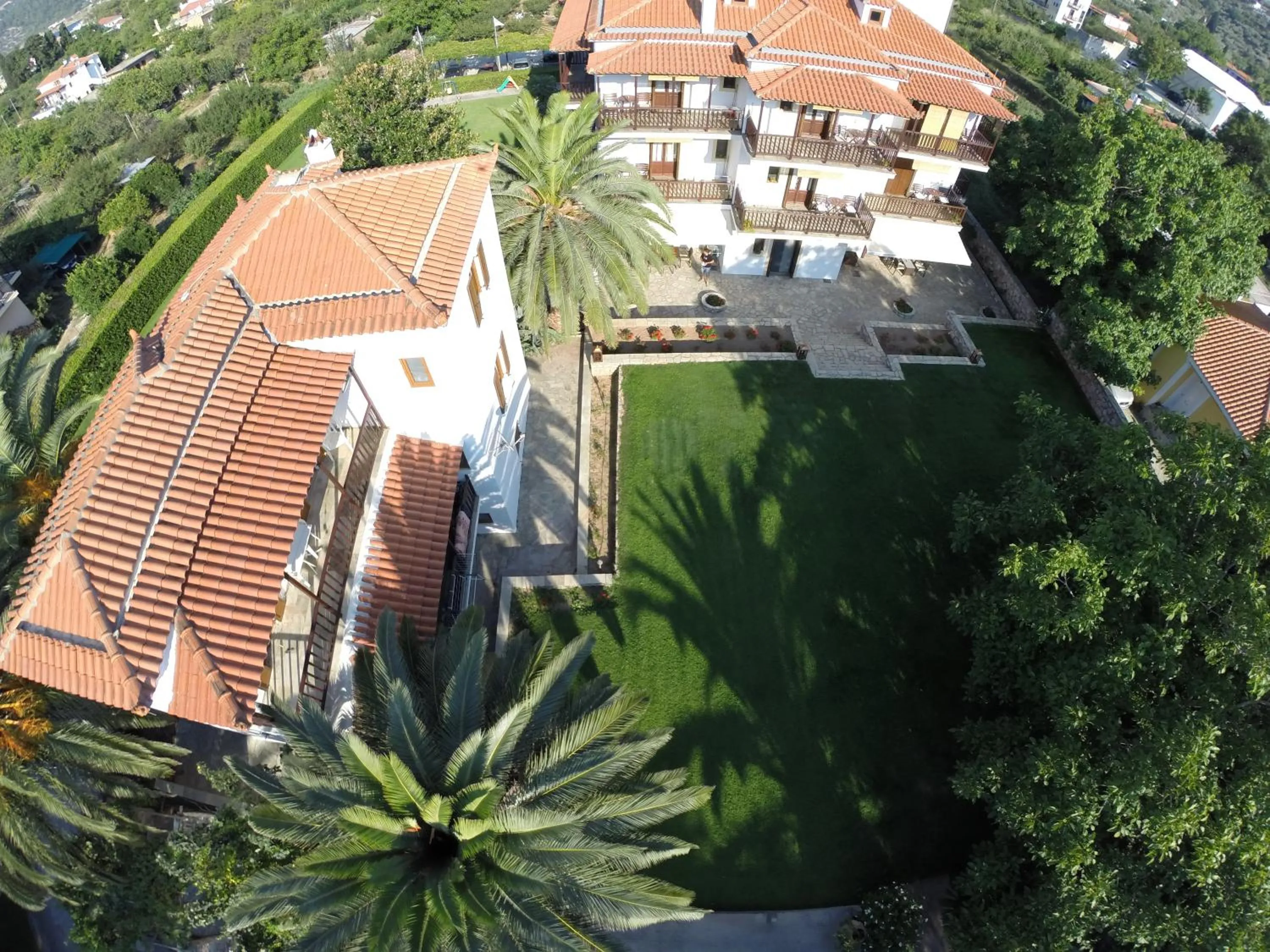 Bird's eye view in Melrose