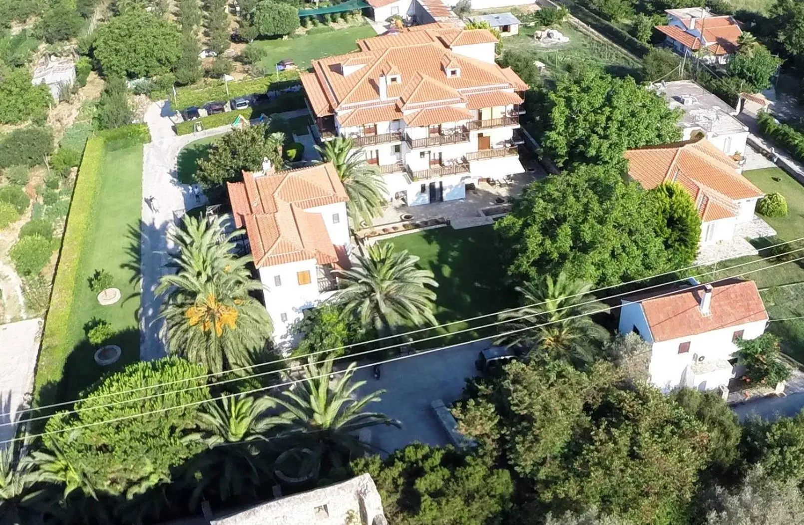 Bird's eye view in Melrose