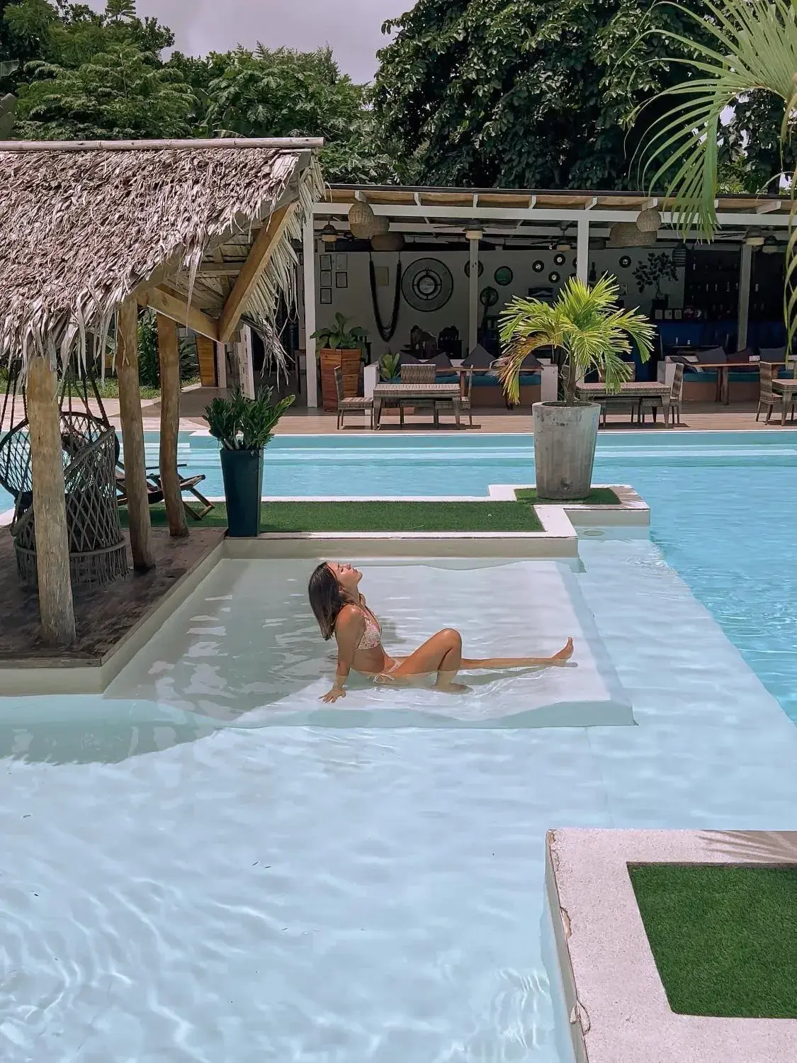 Pool view in El Nido Moringa Resort Pool view in El Nido Moringa Resort