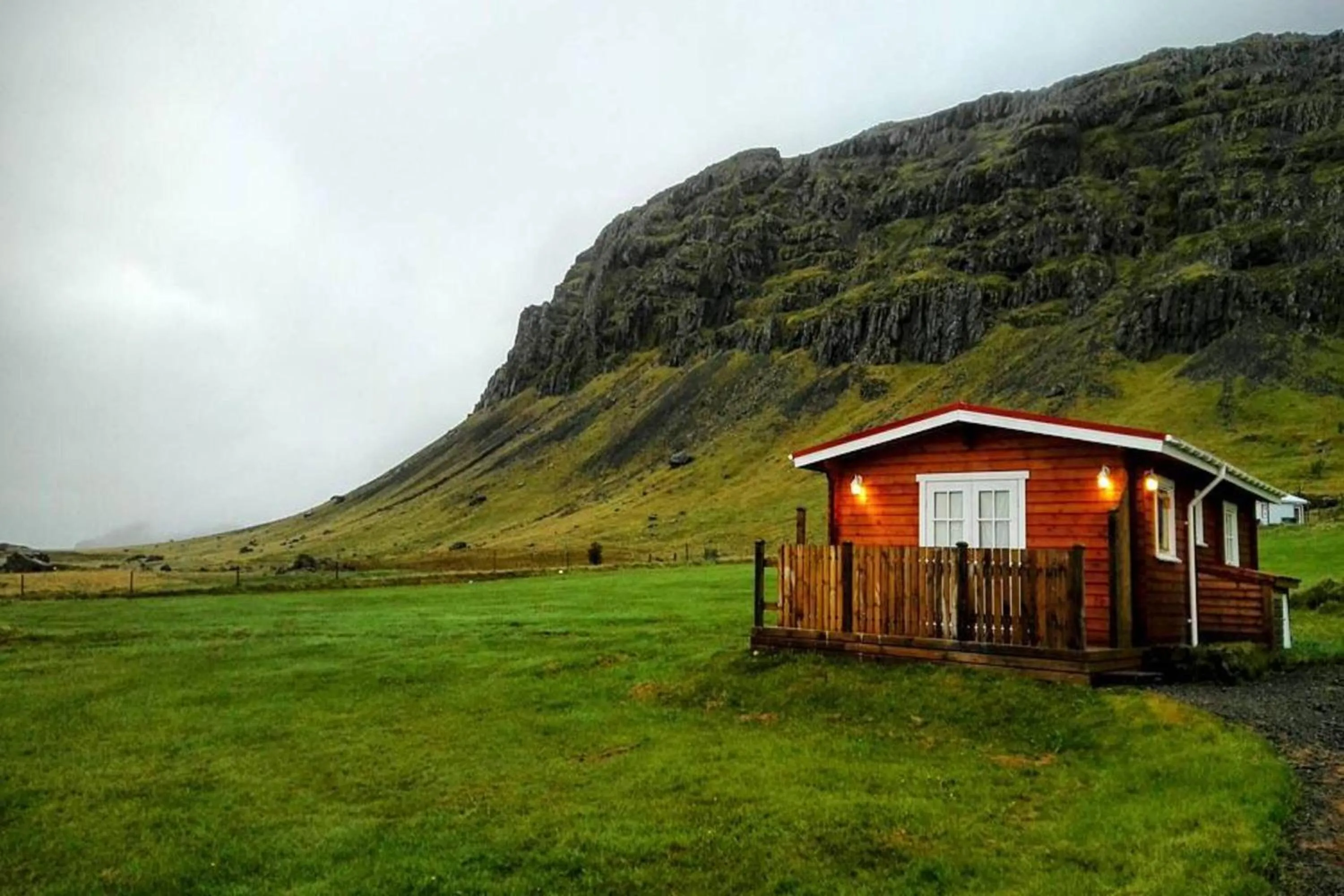 Property building in Guesthouse Skálafell