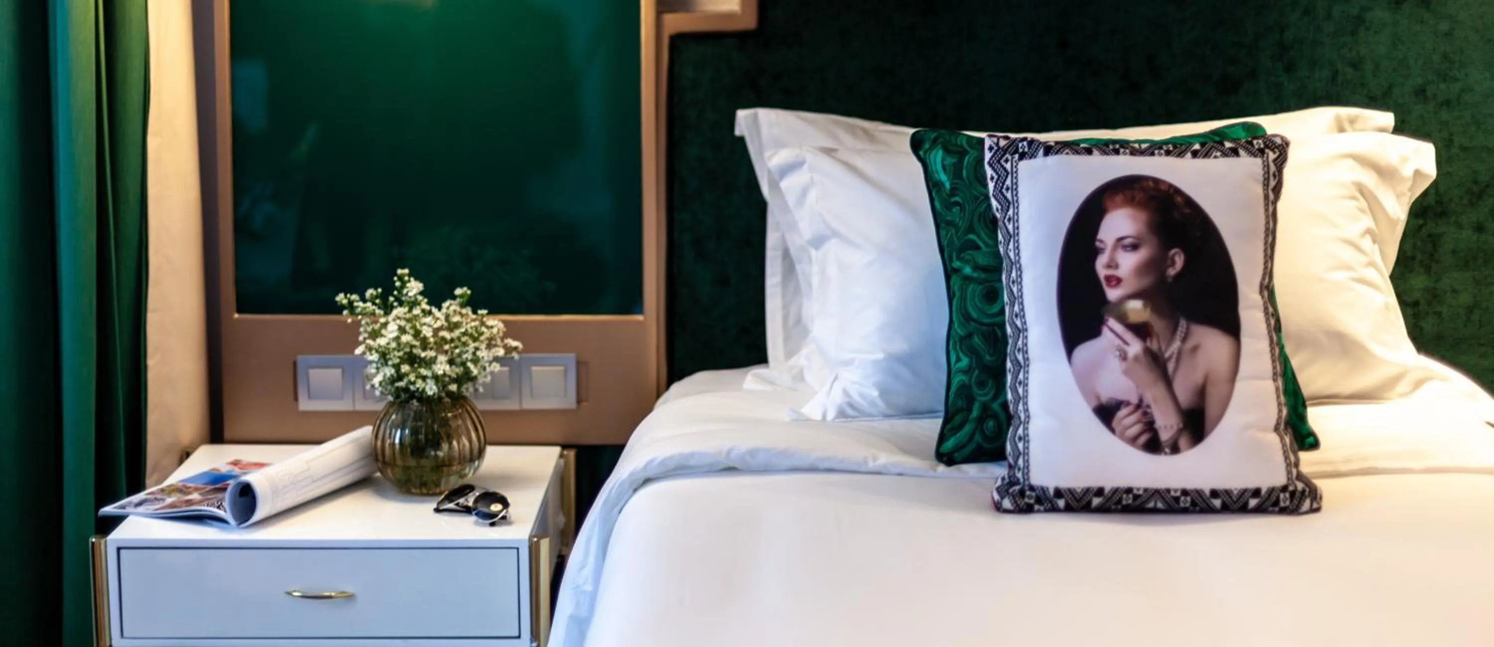 Bed in La Seine Boutique Hotel