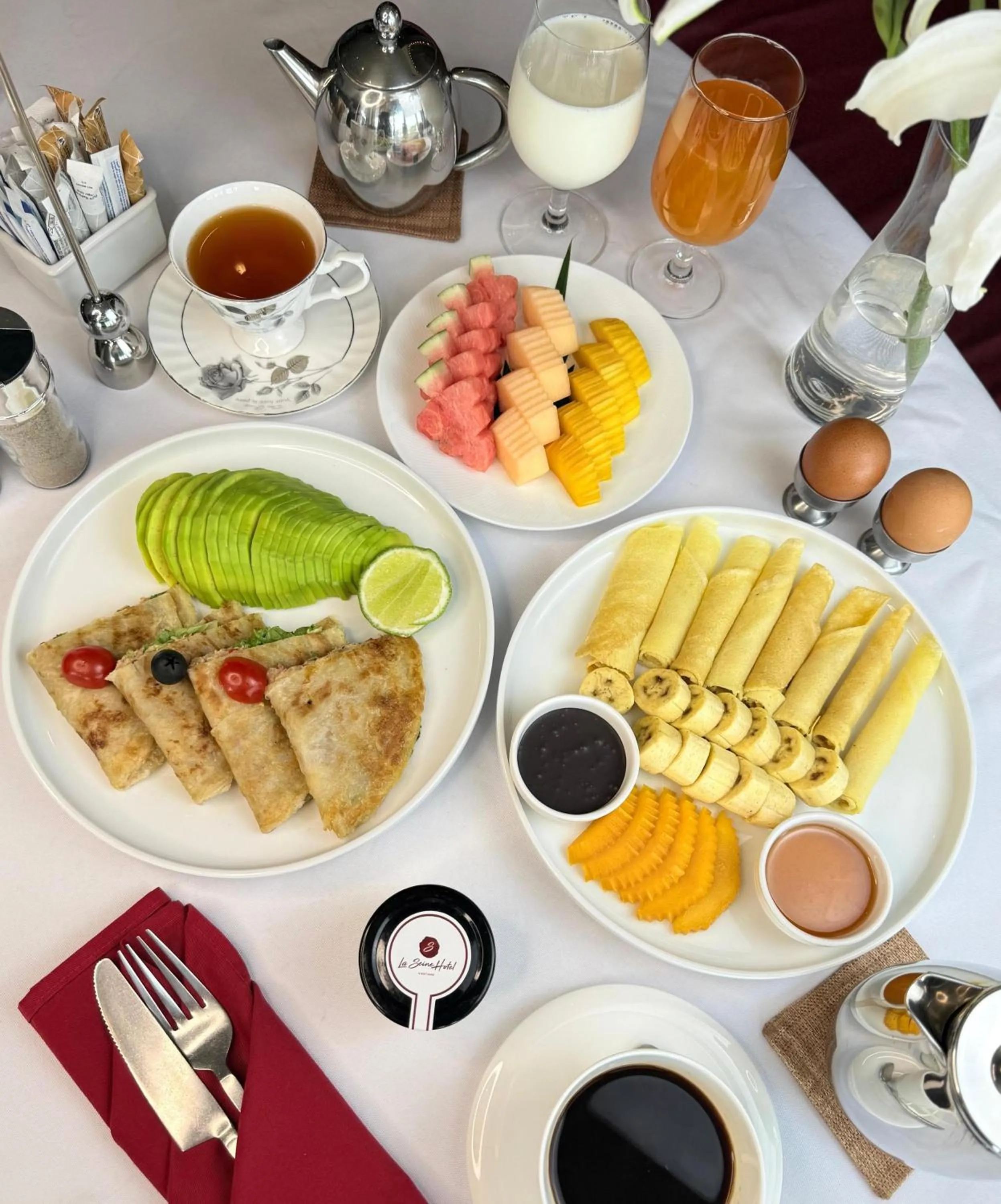 Breakfast in La Seine Boutique Hotel