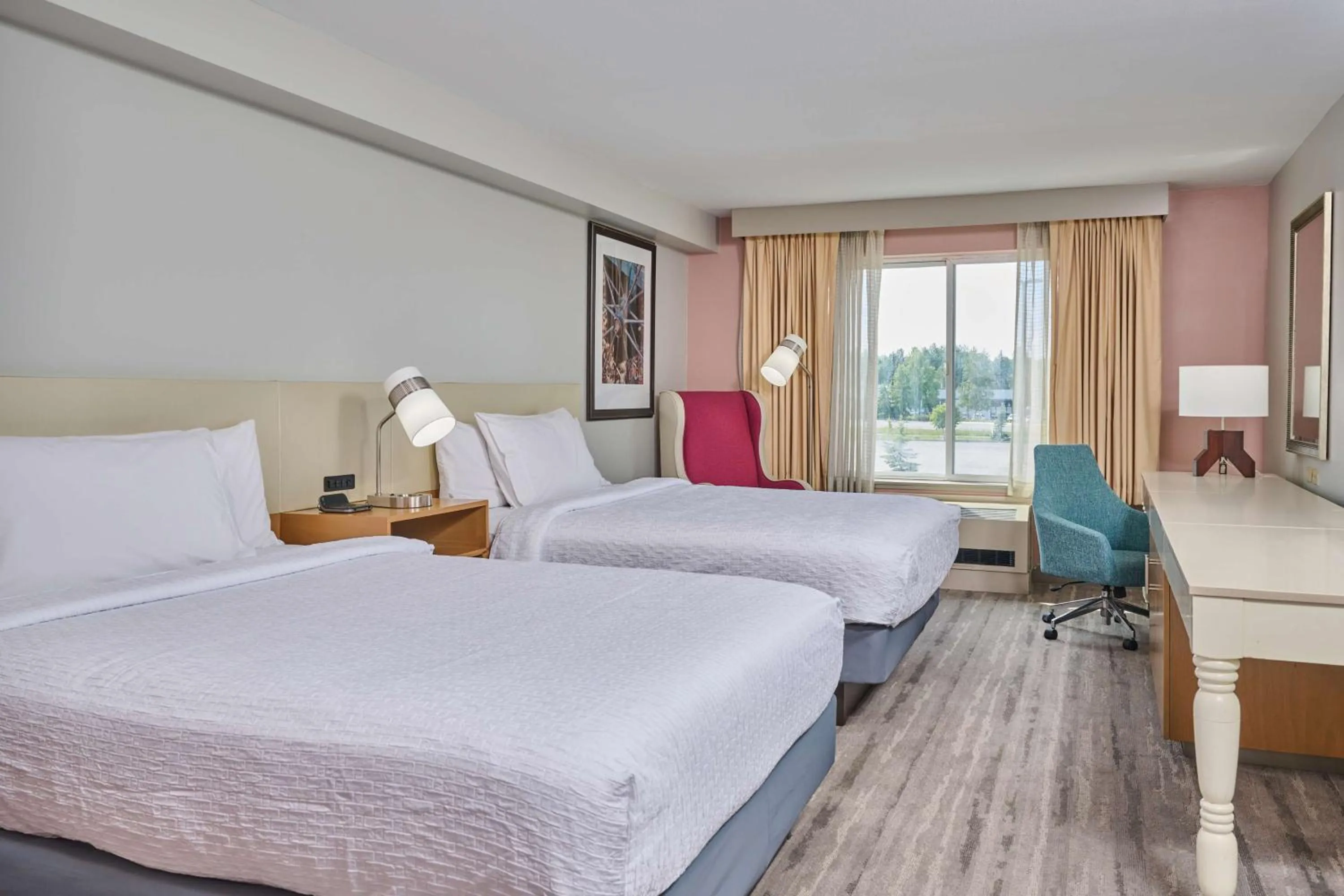 Bed in Hilton Garden Inn Anchorage