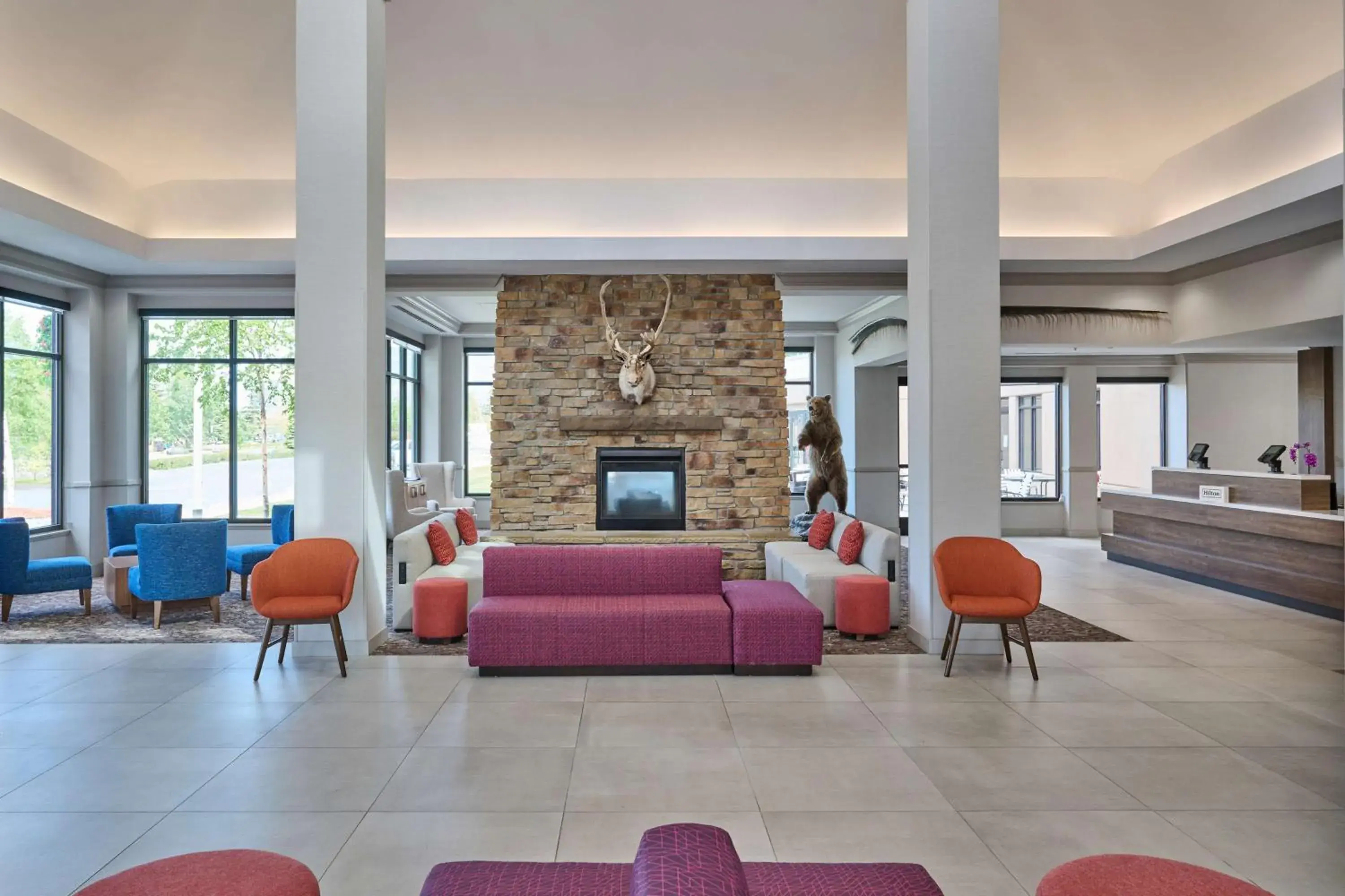 Lobby or reception in Hilton Garden Inn Anchorage Lobby or reception in Hilton Garden Inn Anchorage