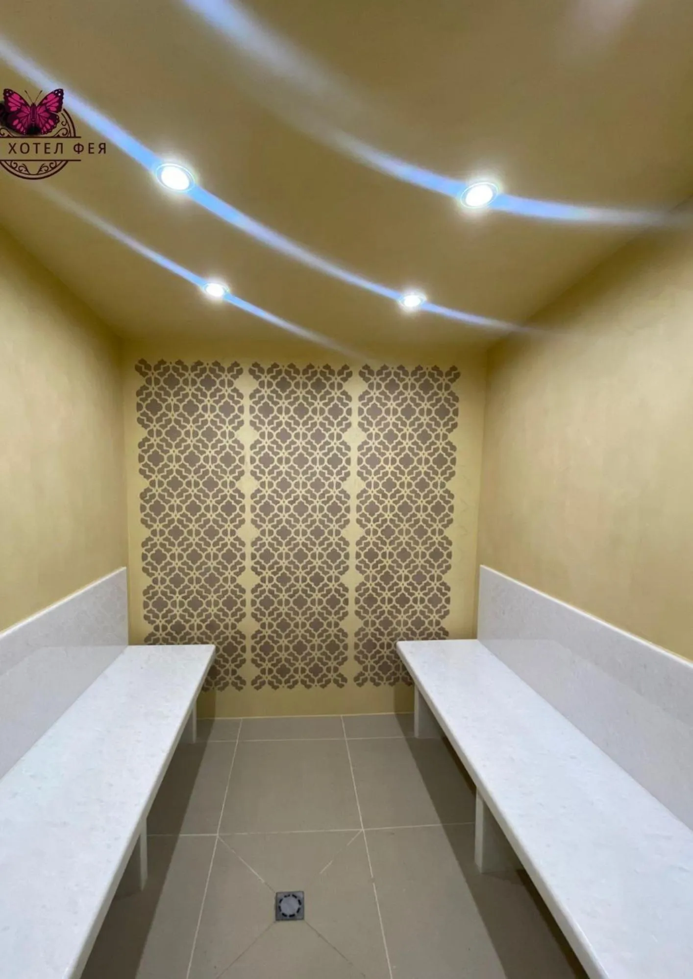 Steam room in Park Hotel Fairy