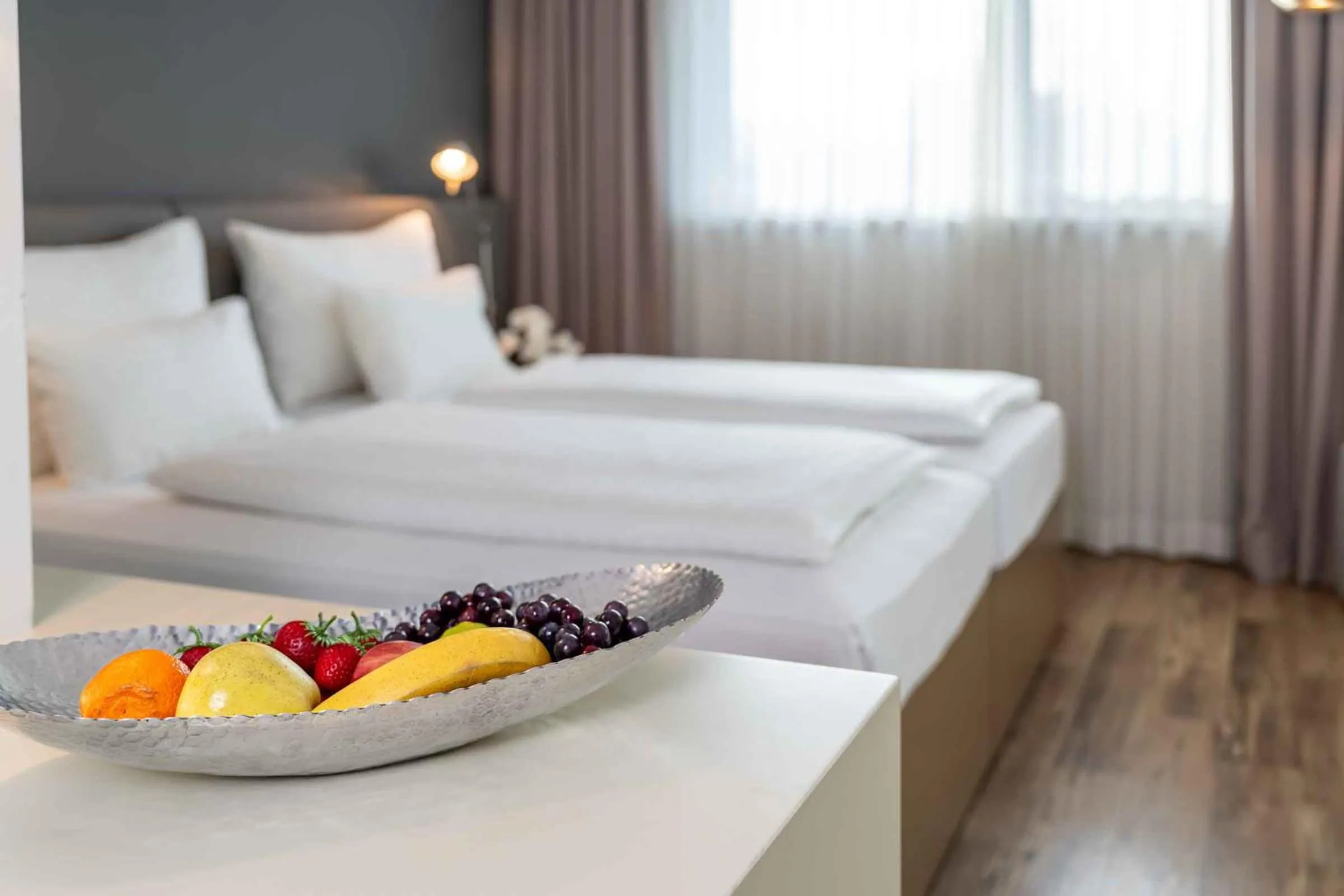 Decorative detail, Bed in Roomz Graz