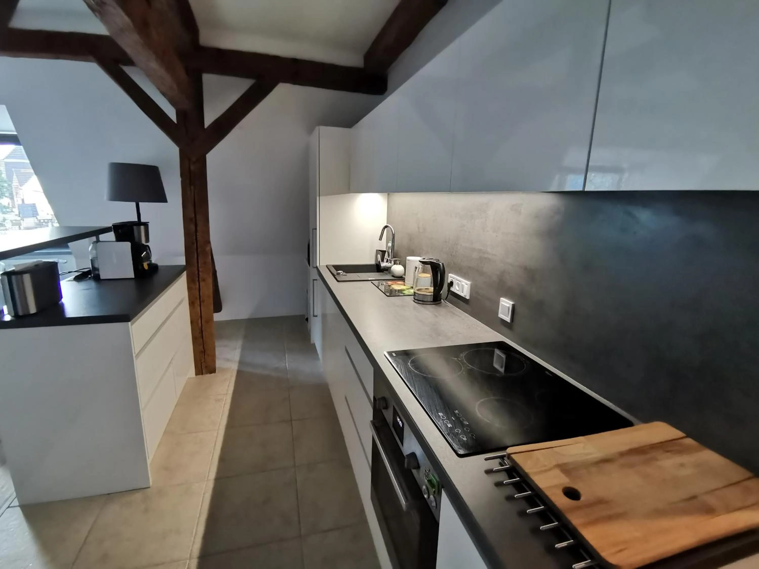 Kitchen or kitchenette in APARTMÁNY 91 Boží Dar