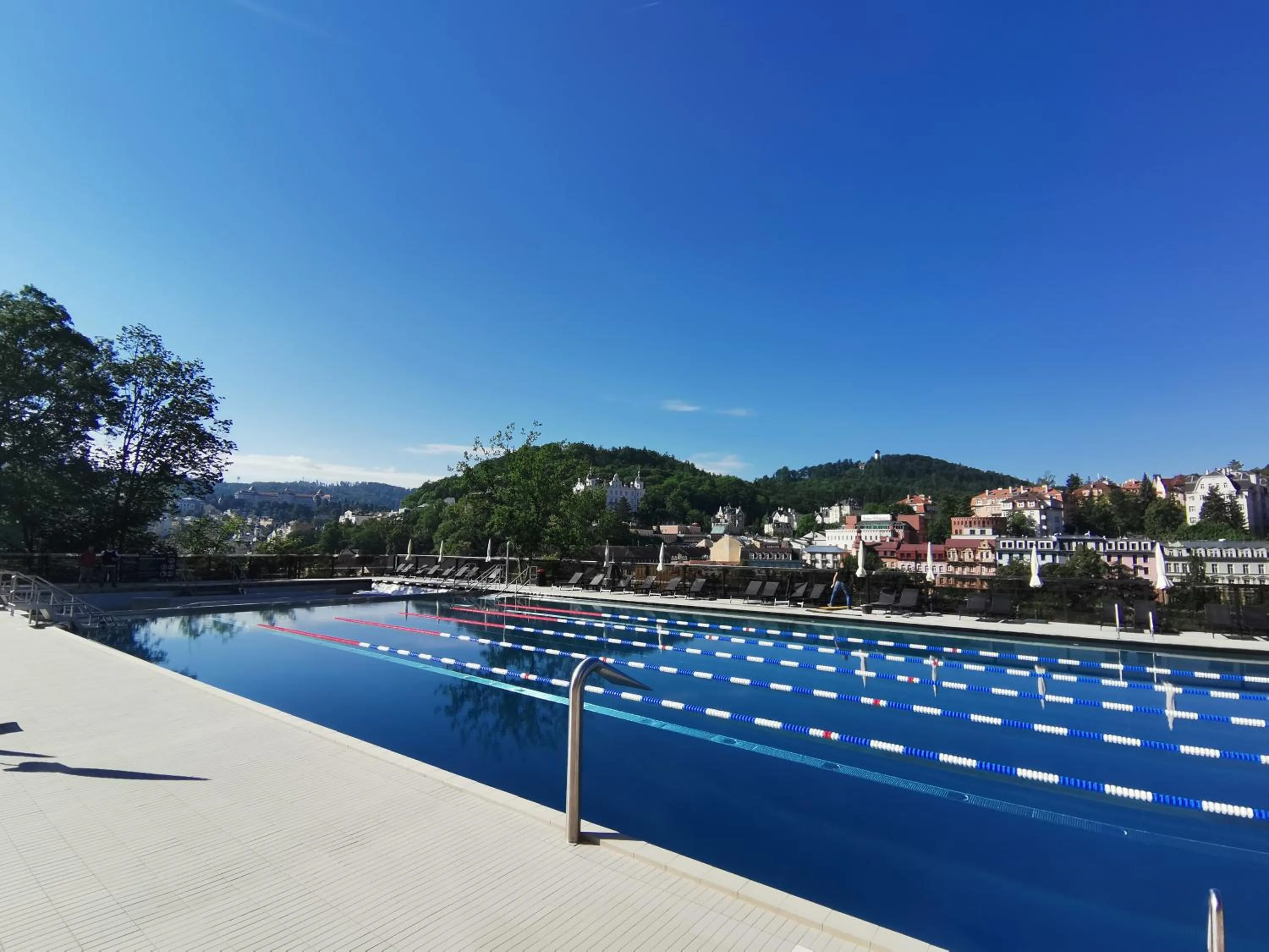Swimming pool in APARTMÁNY 91 Boží Dar