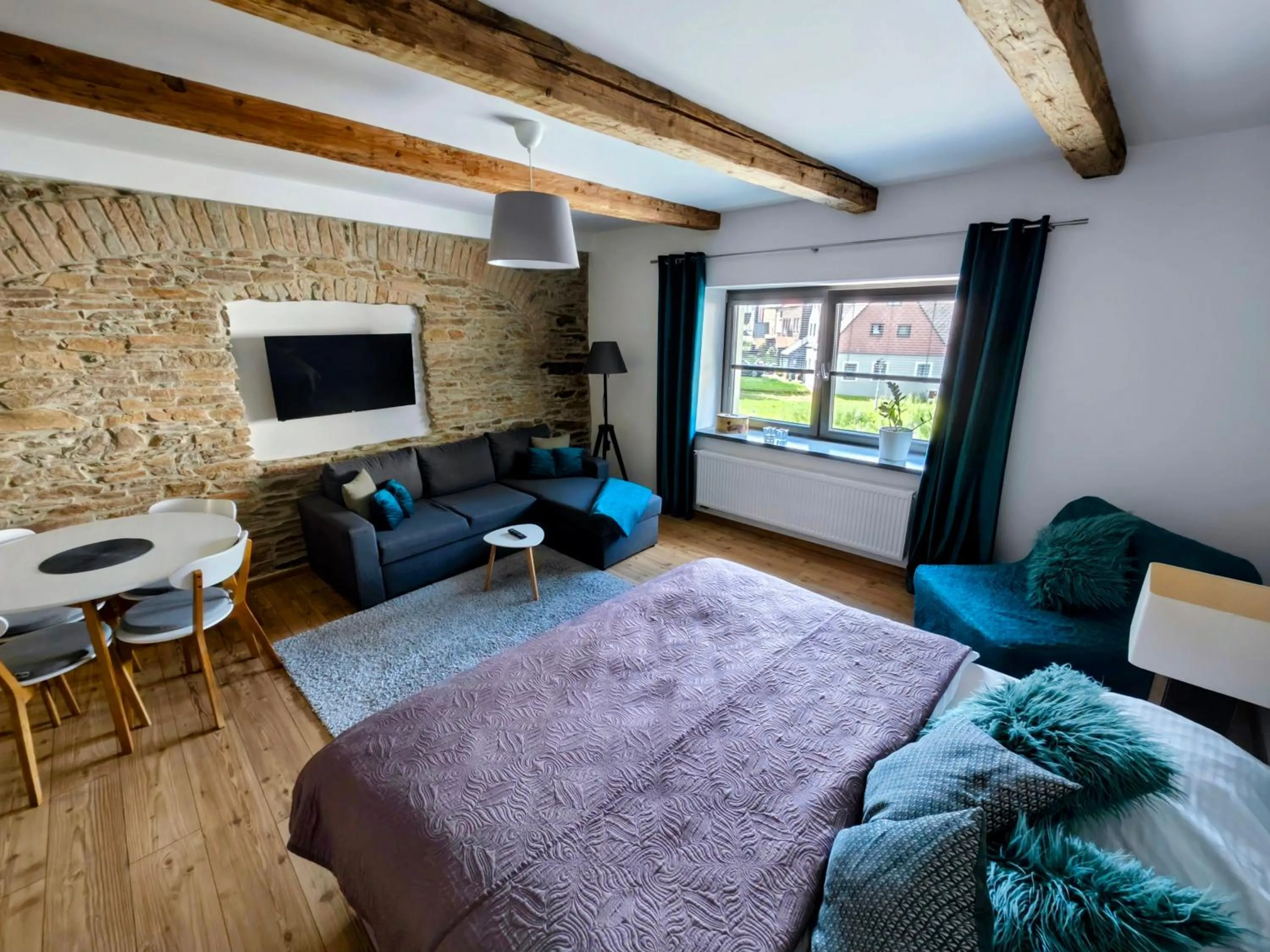 Bed in APARTMÁNY 91 Boží Dar
