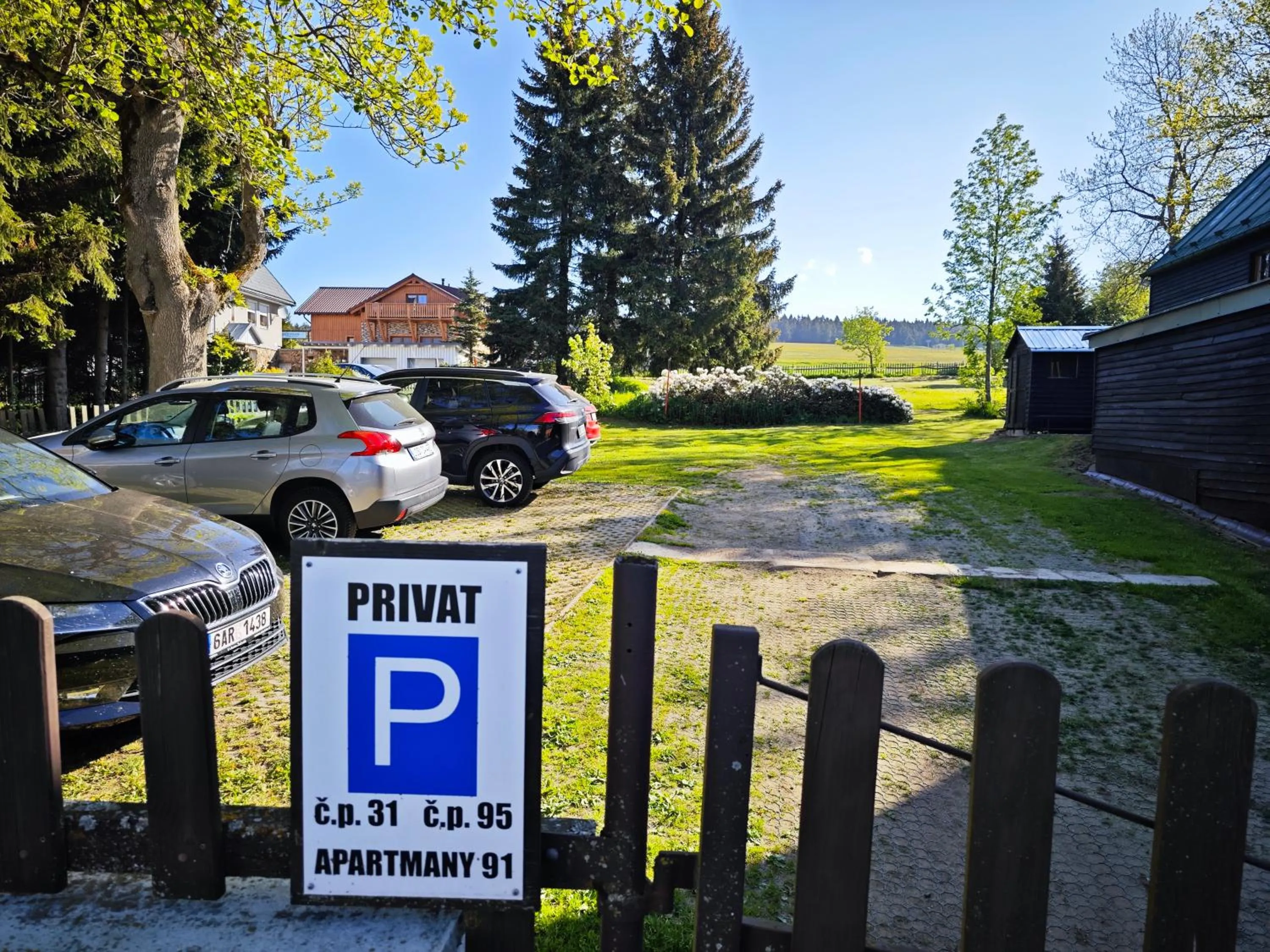 Parking in APARTMÁNY 91 Boží Dar