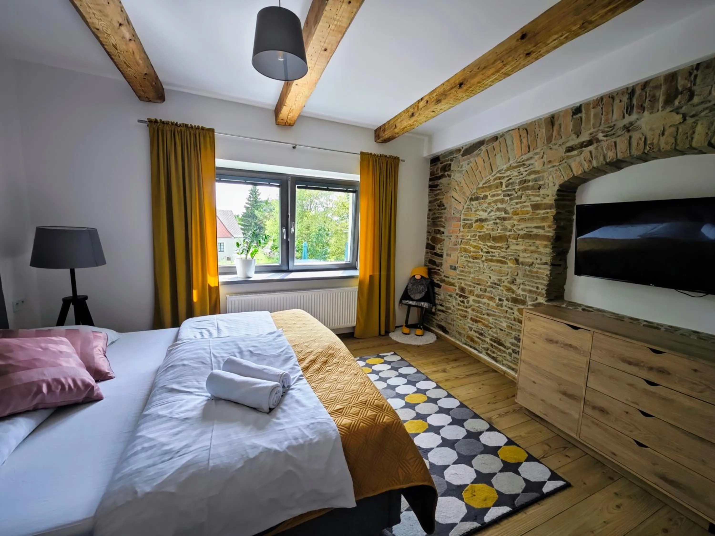 Bed in APARTMÁNY 91 Boží Dar