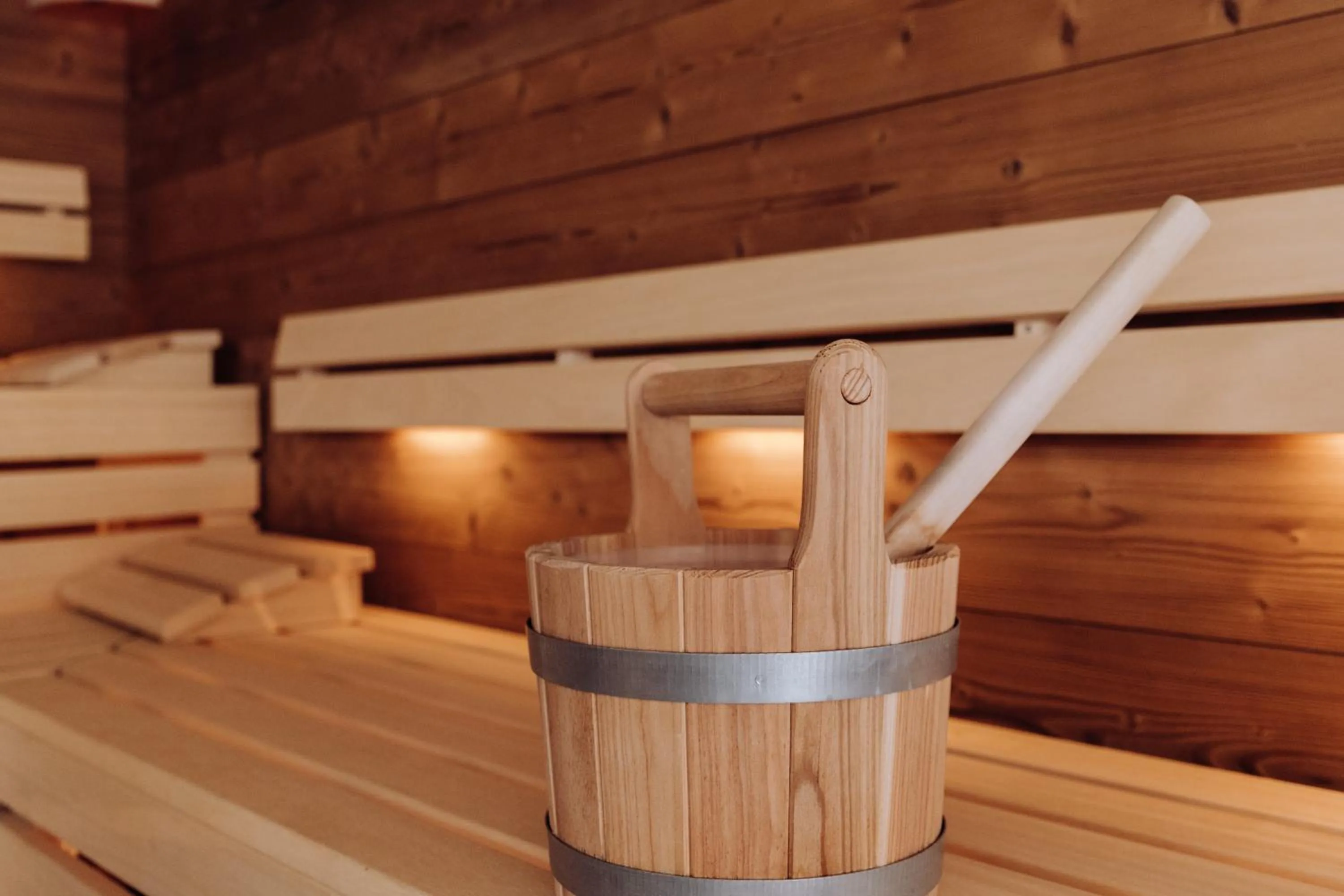 Sauna in FORSTAUERWiRT Hotel & Restaurant