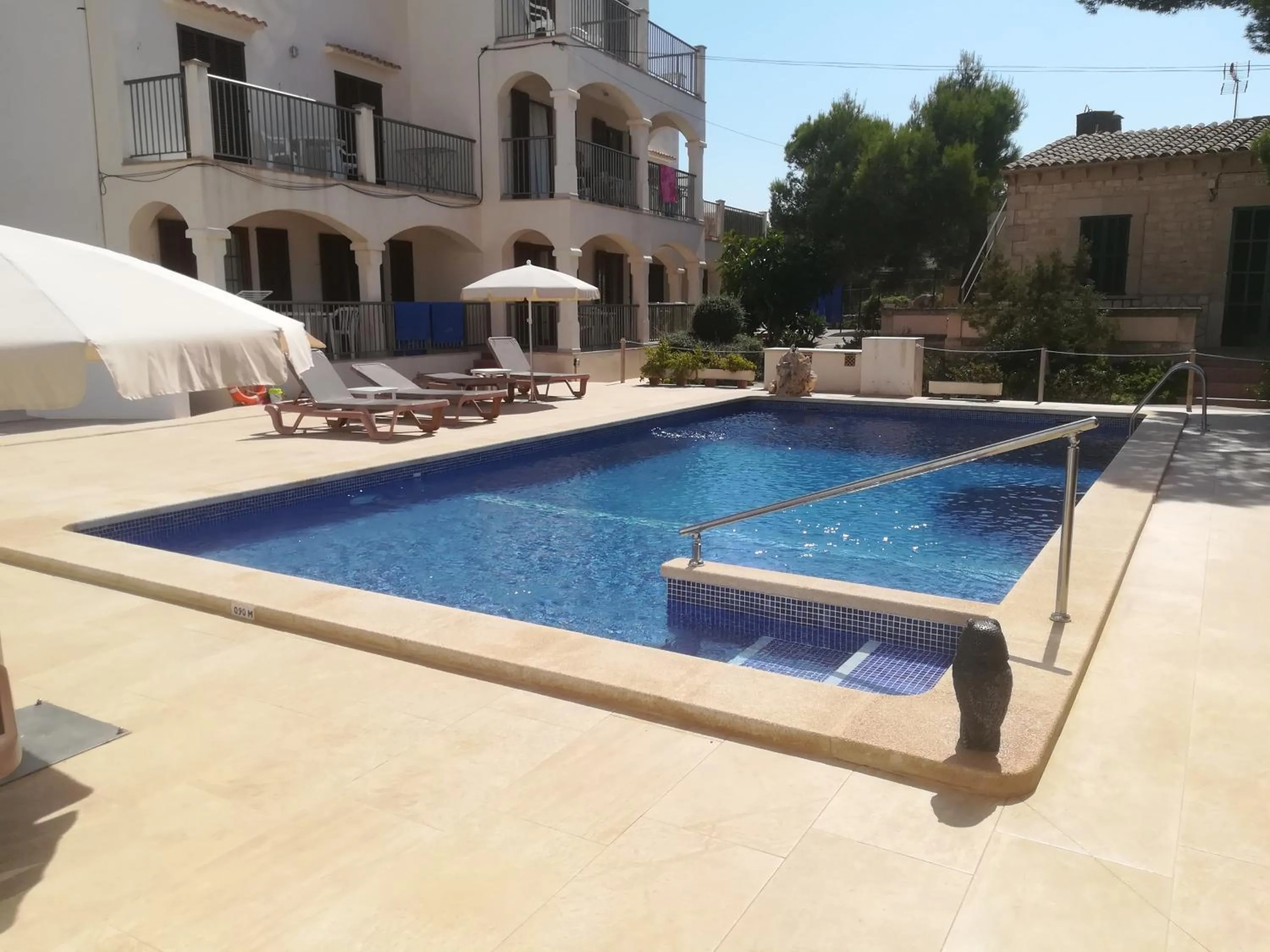 Pool view in Apartamentos Villa Primera