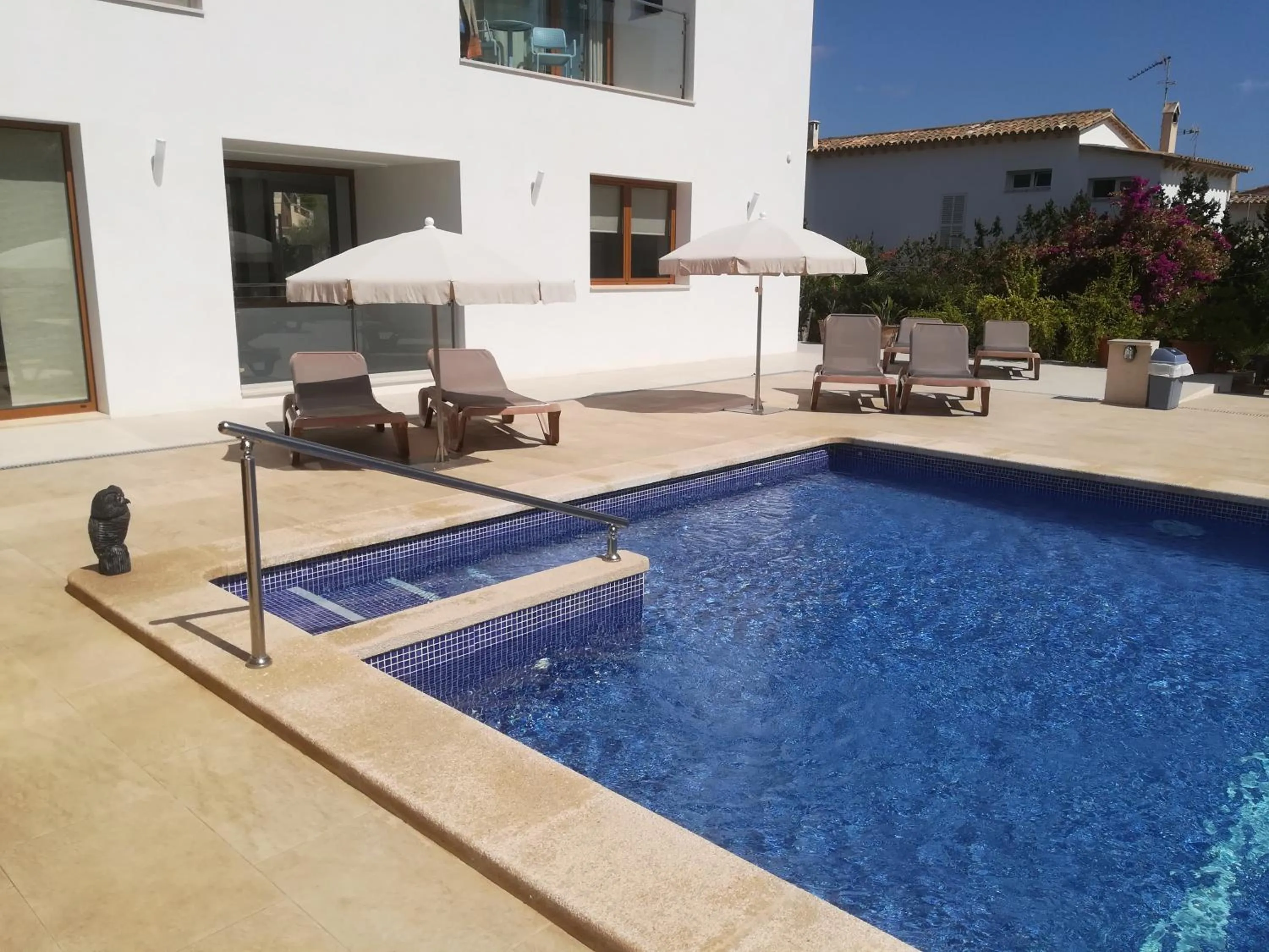 Pool view in Apartamentos Villa Primera