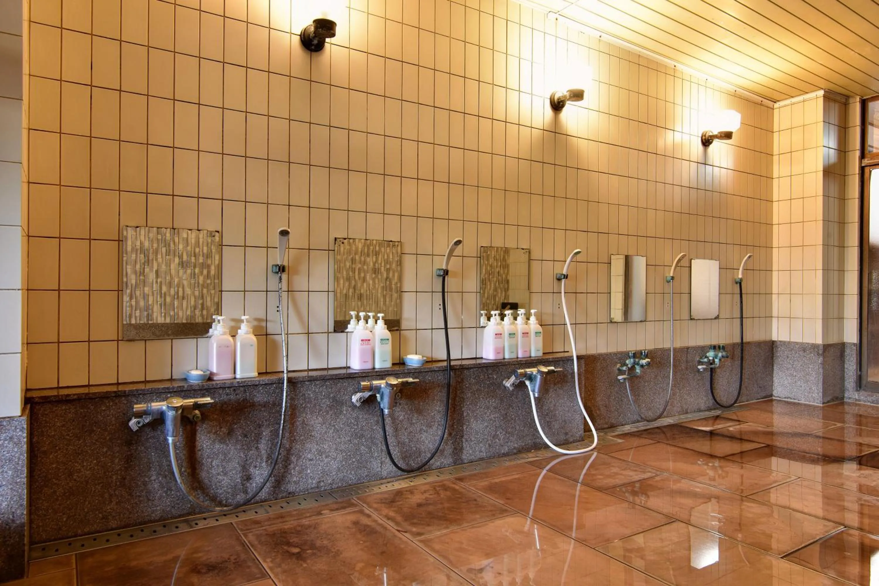 Hot Spring Bath in Rakusuien