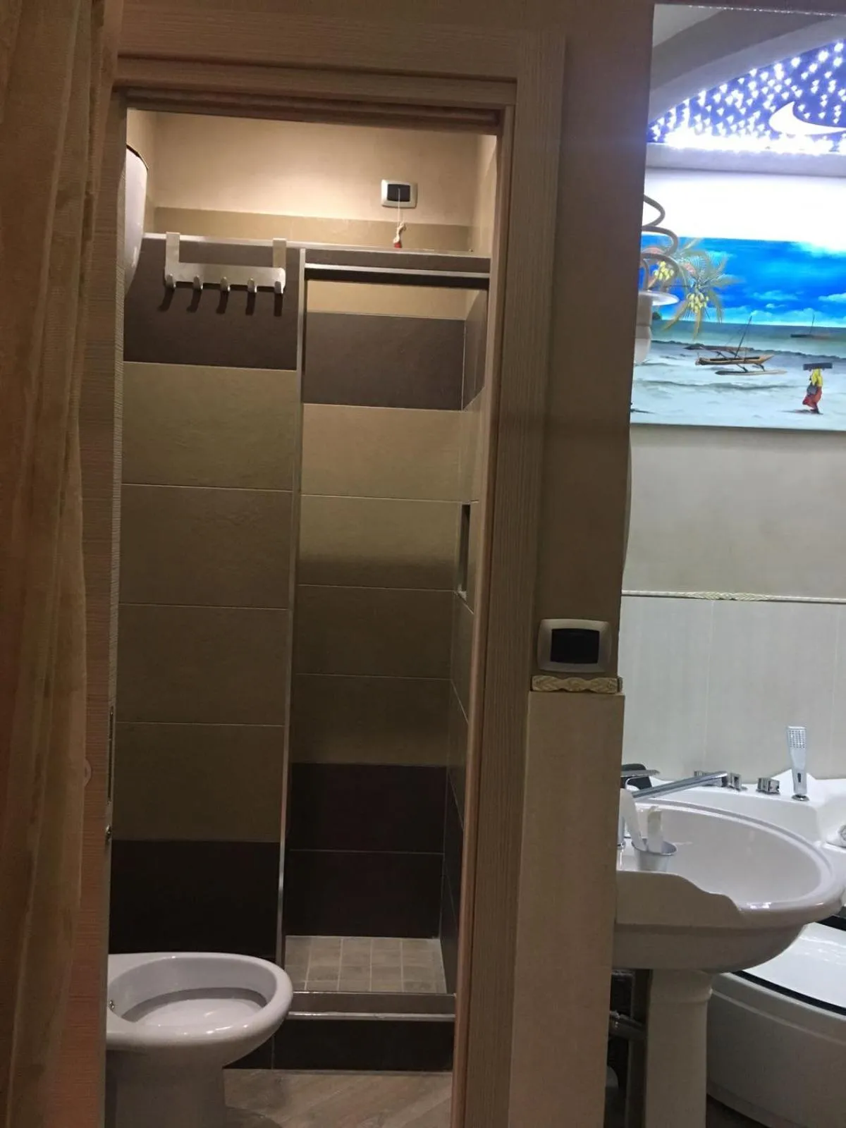 Bathroom in Pensione Enea