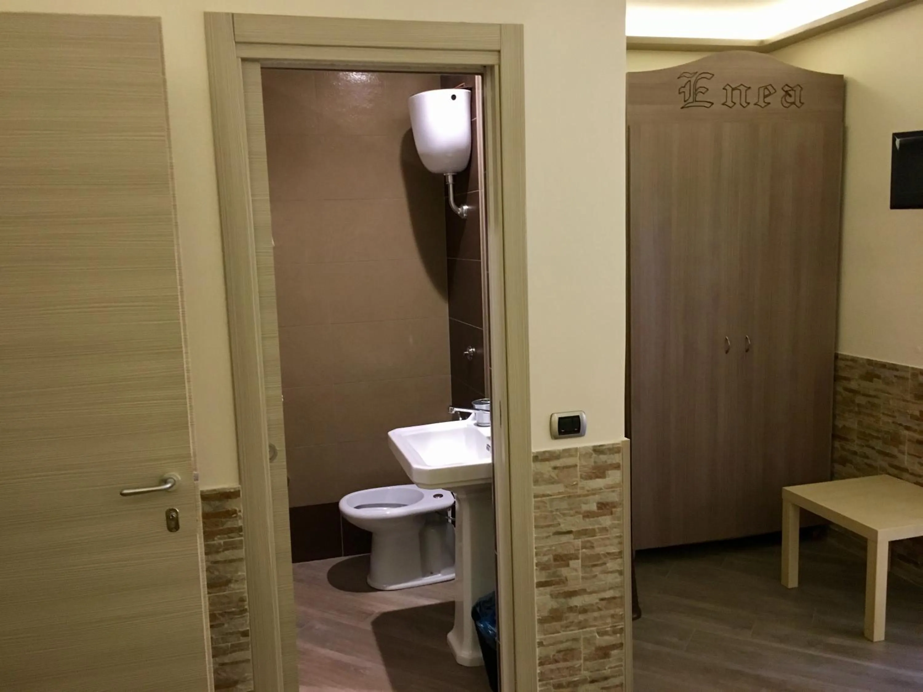 Bathroom in Pensione Enea