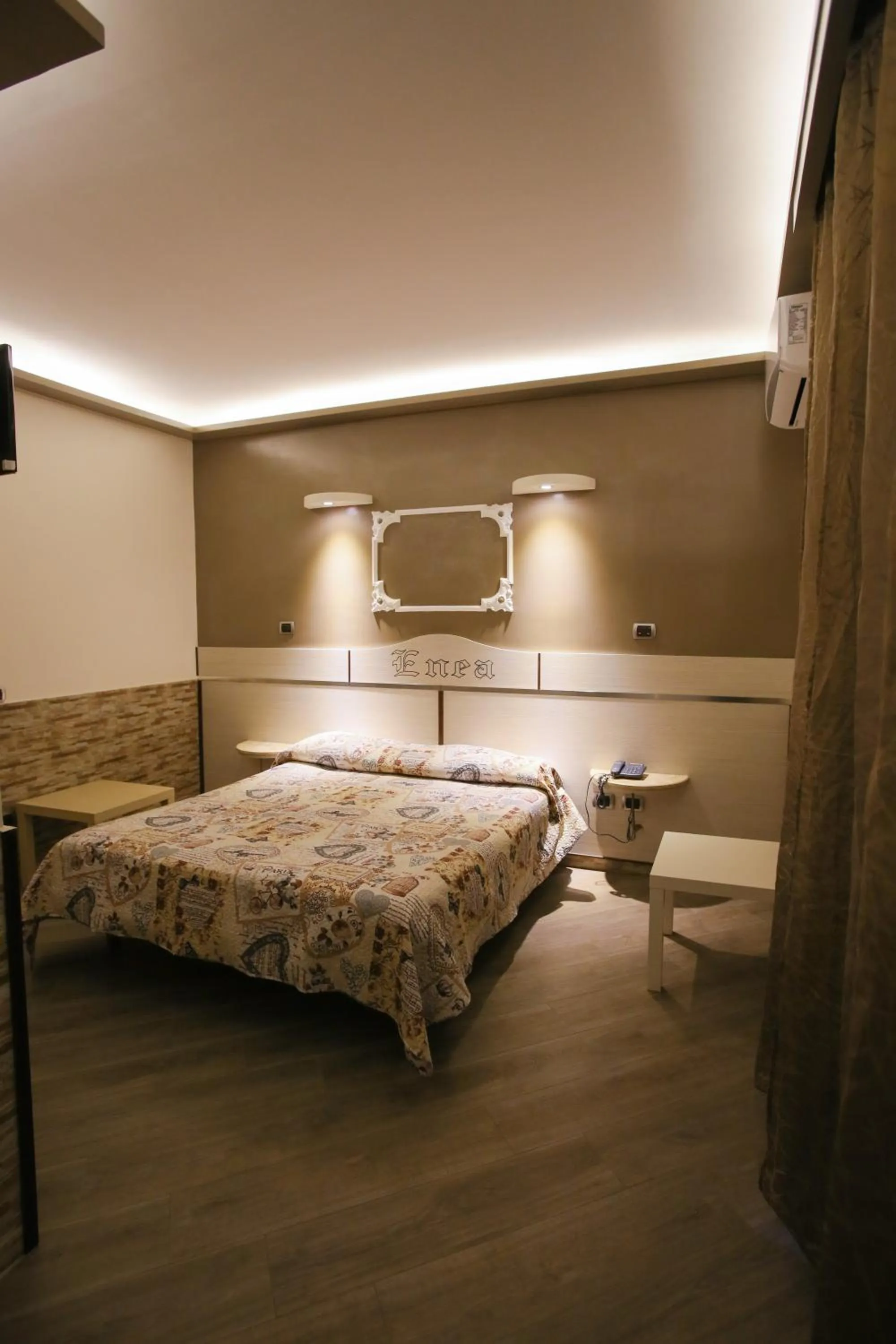 Bed in Pensione Enea