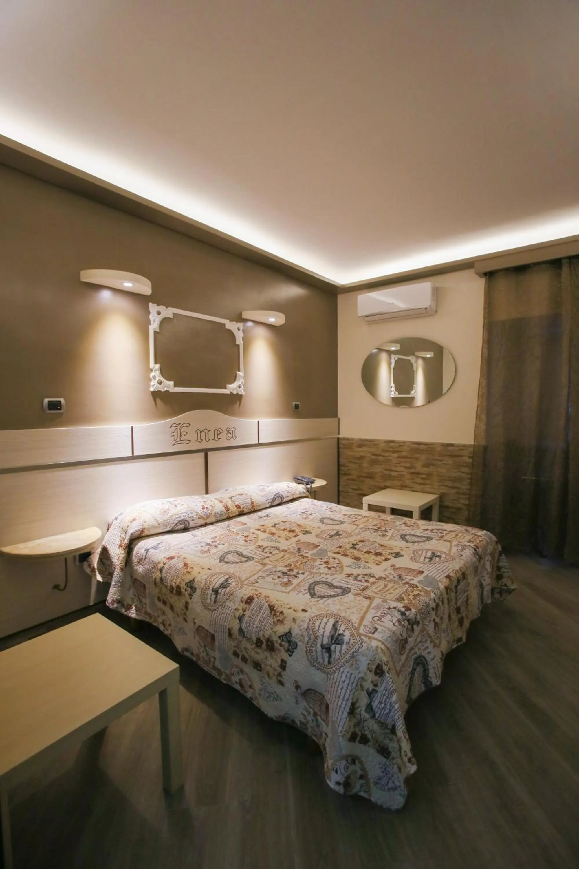 Bed in Pensione Enea