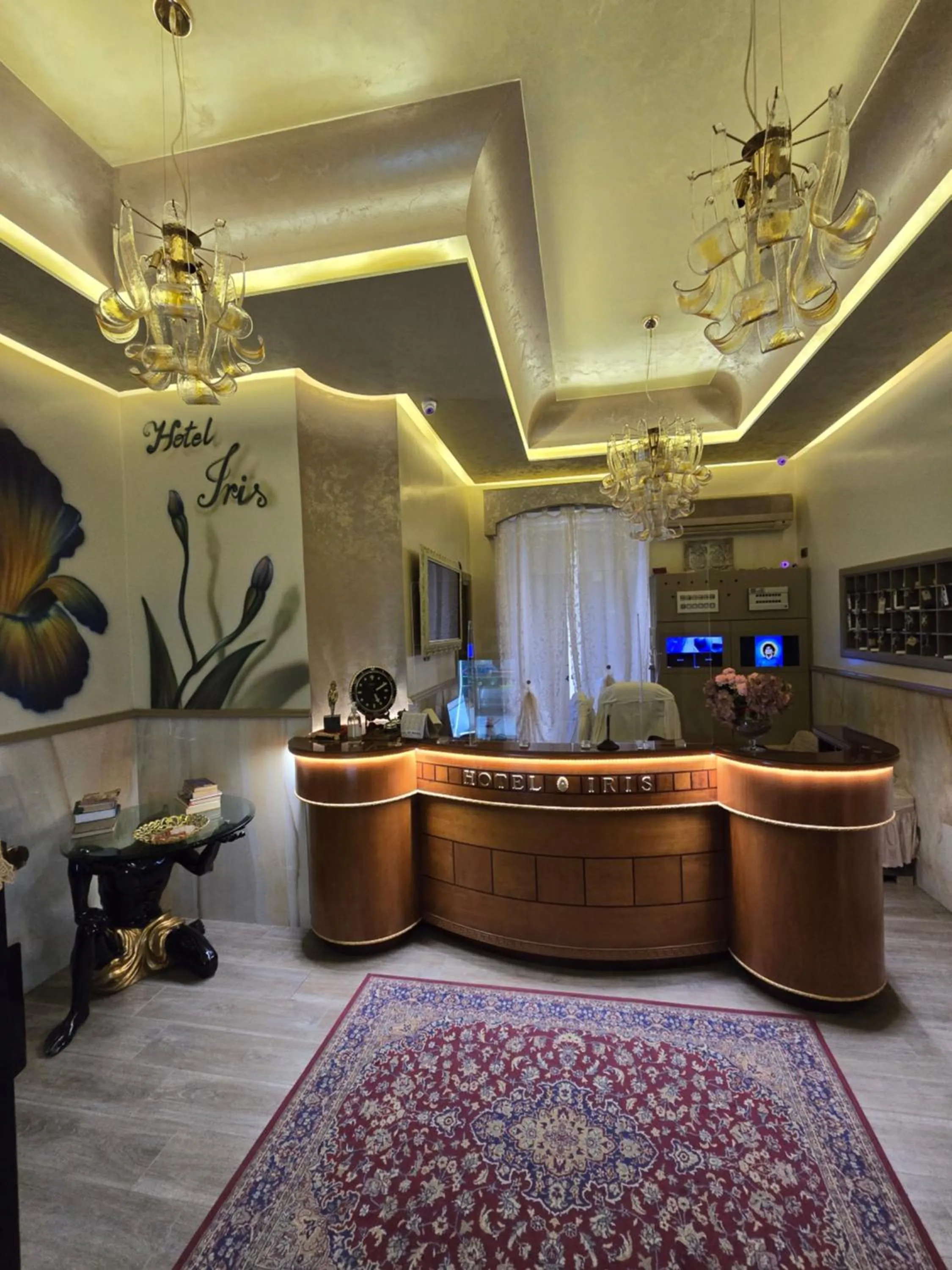 Lobby or reception in Pensione Enea