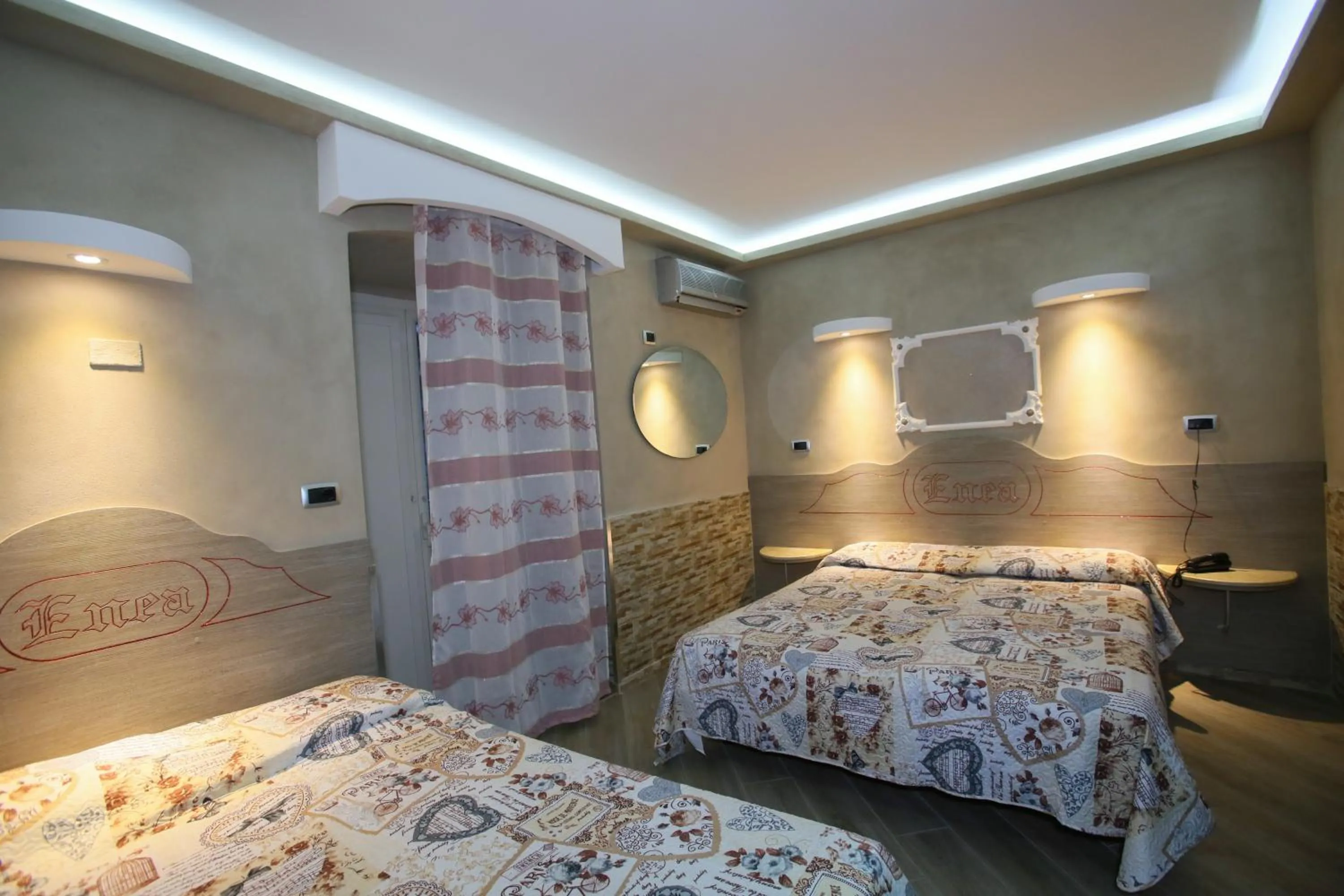 Bed in Pensione Enea