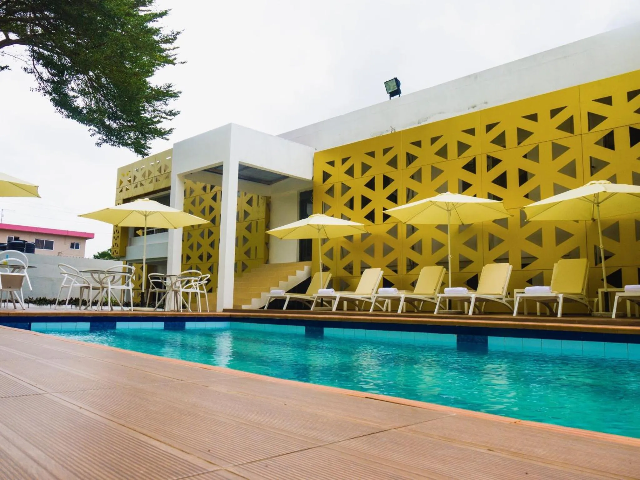 Swimming pool in The Cabin Hotel