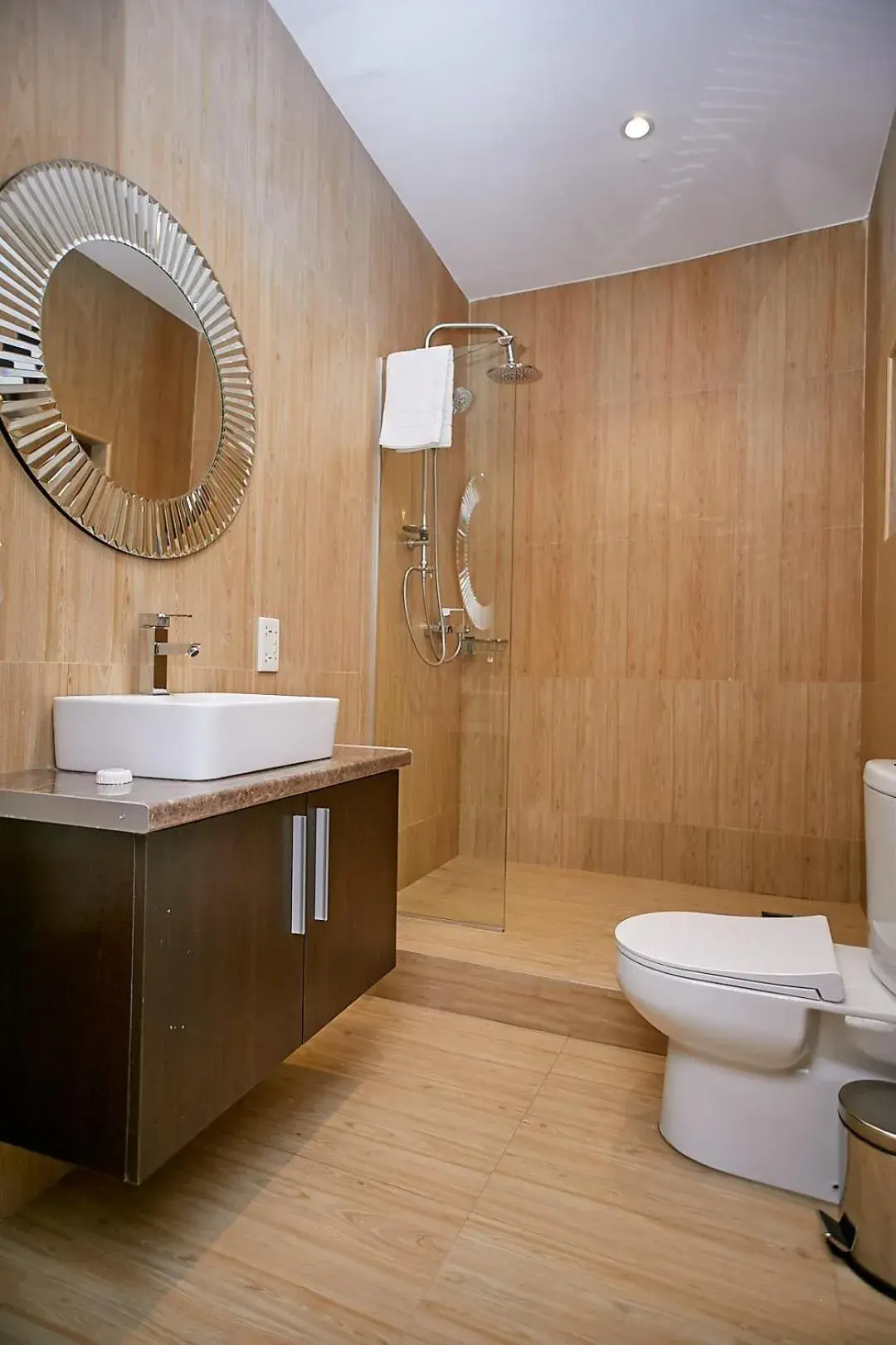 Bathroom in The Cabin Hotel Bathroom in The Cabin Hotel