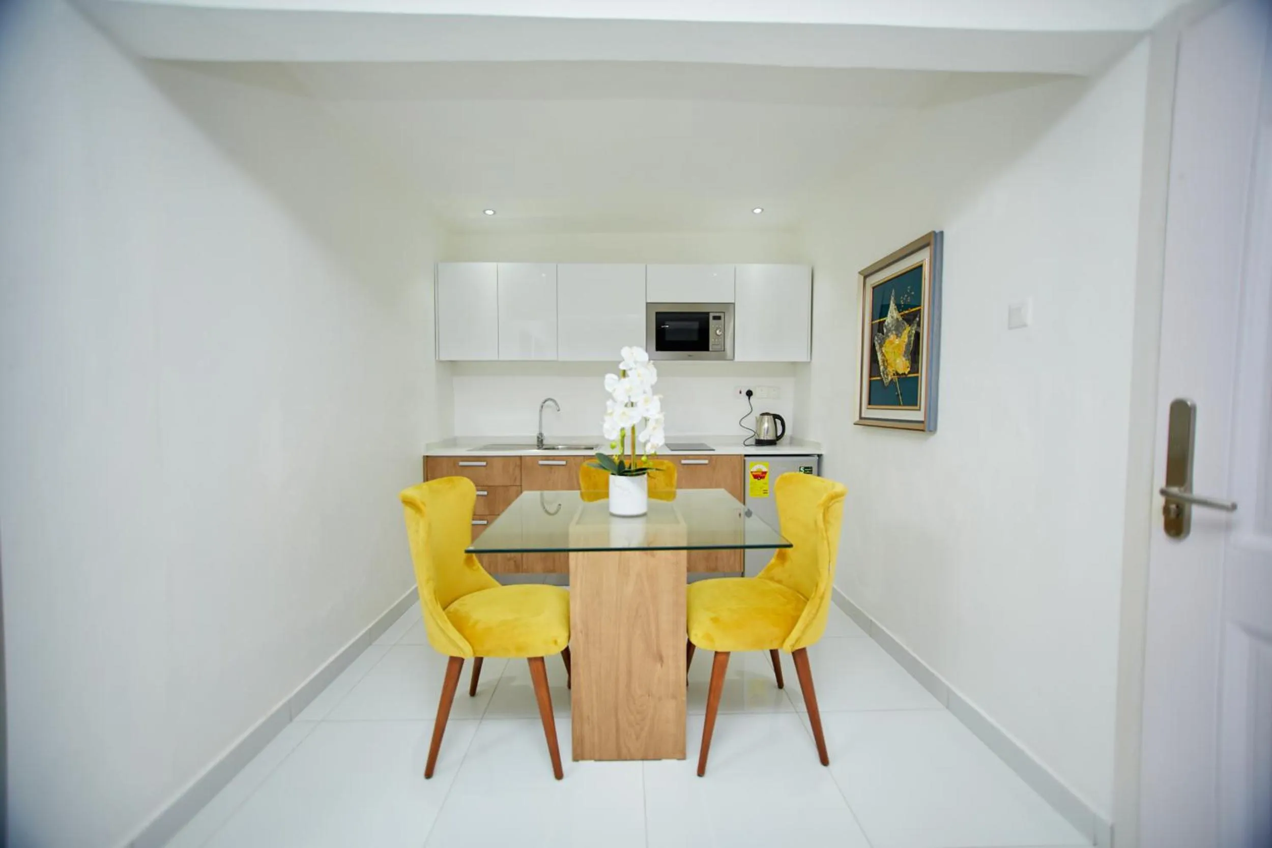 Seating area in The Cabin Hotel