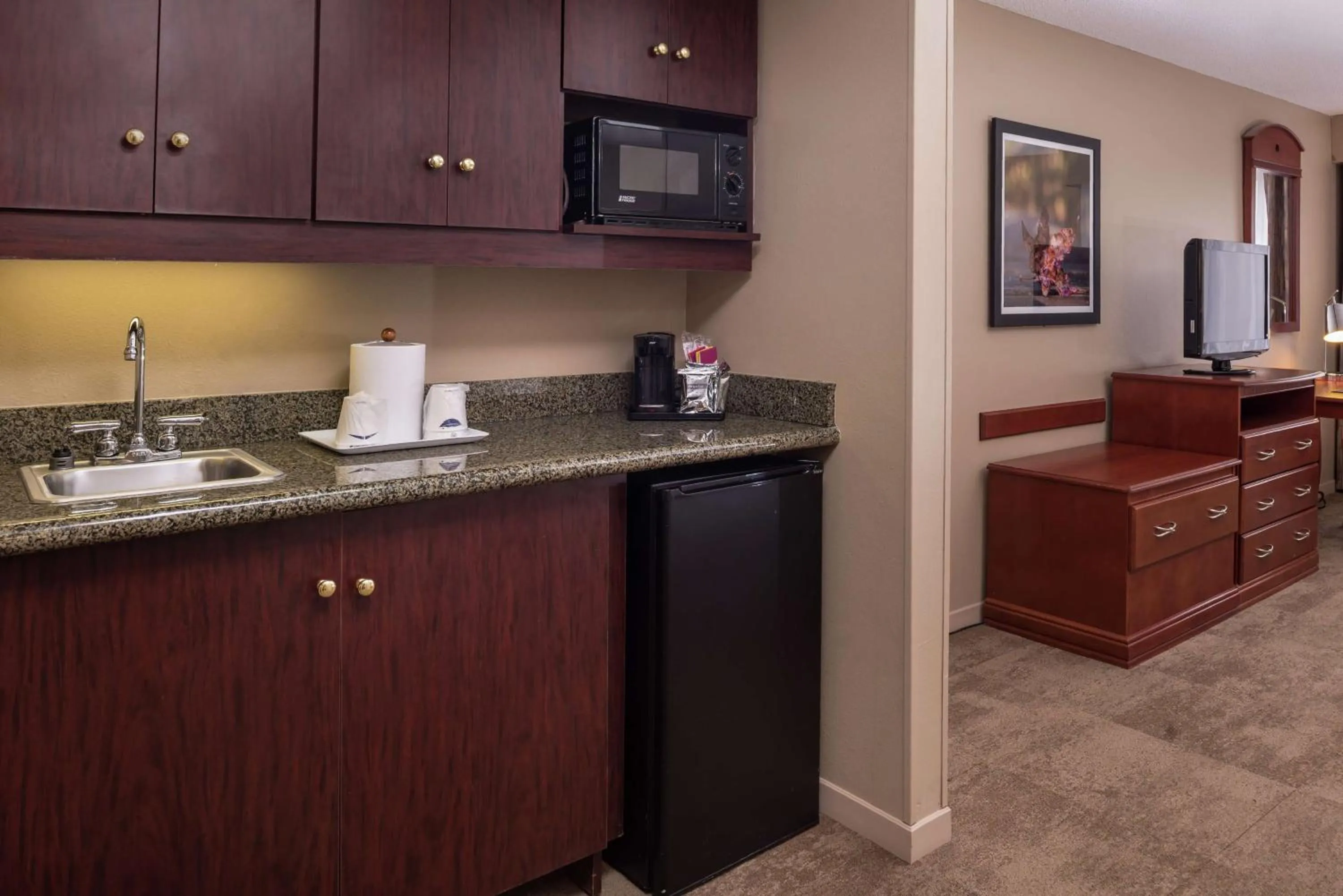 Kitchen or kitchenette in Hampton Inn Columbia Northeast-Fort Jackson Area