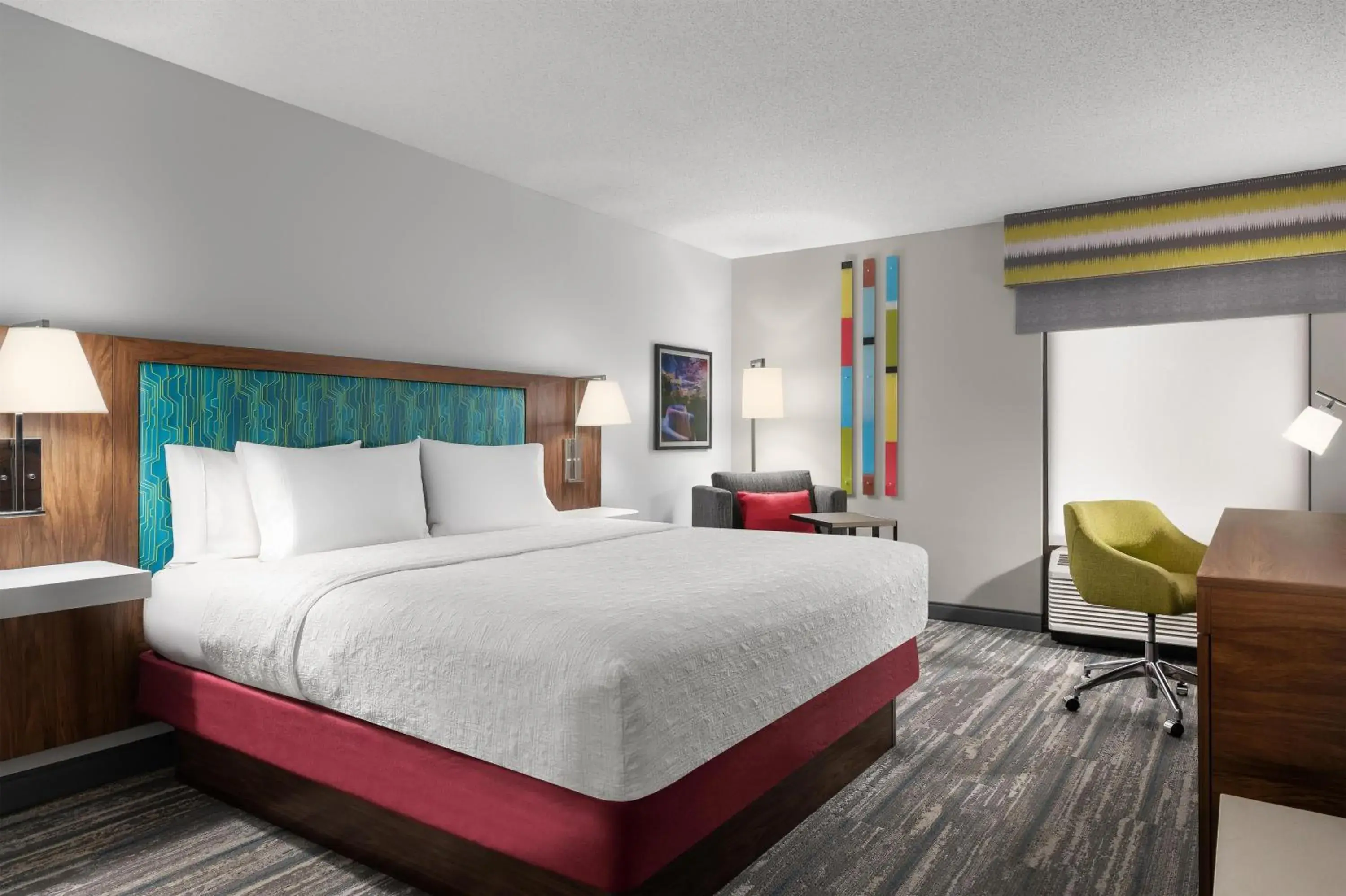 Bed in Hampton Inn Columbia Northeast-Fort Jackson Area Bed in Hampton Inn Columbia Northeast-Fort Jackson Area