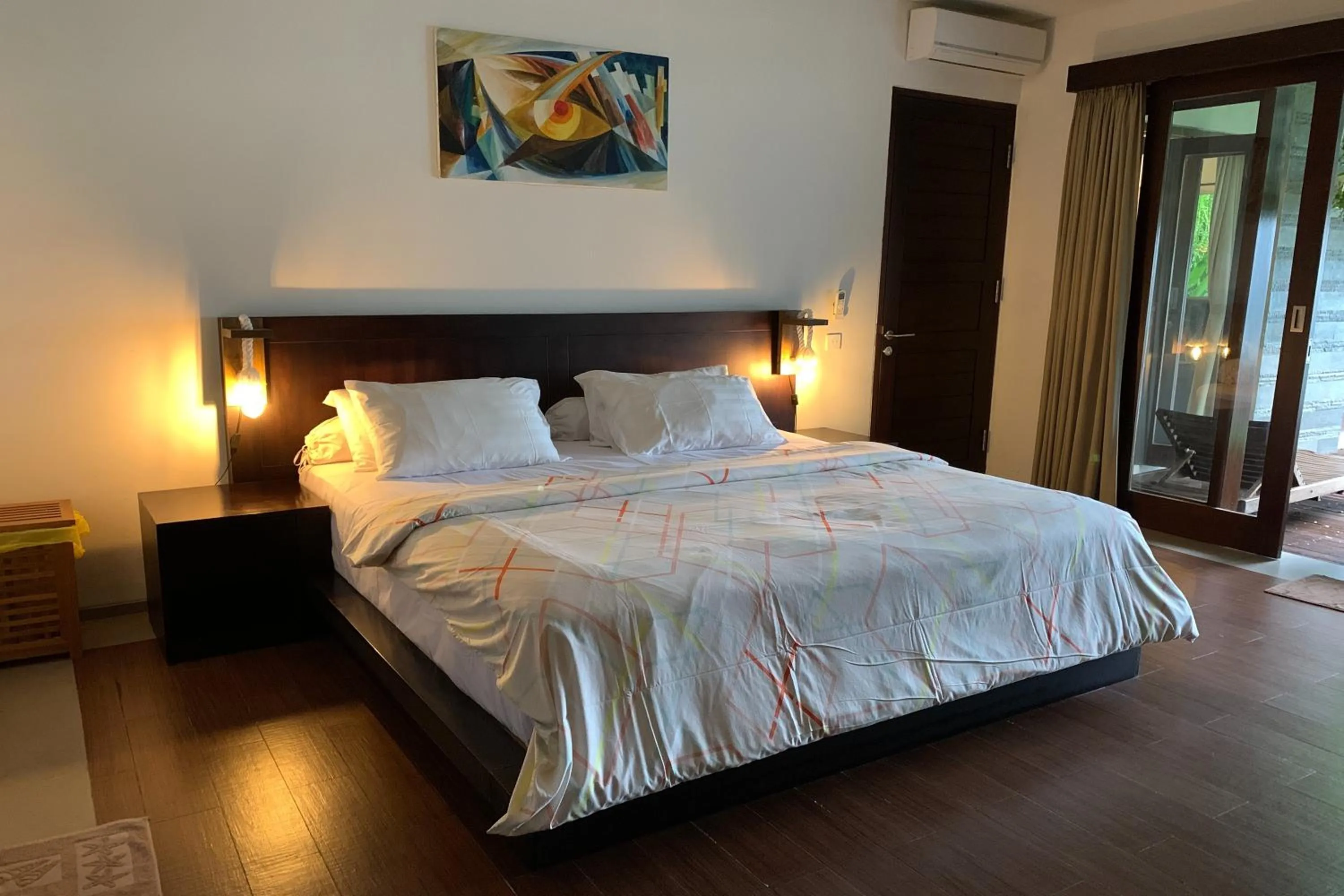 Bed in The Ocean Views Luxury Villas & Apartment