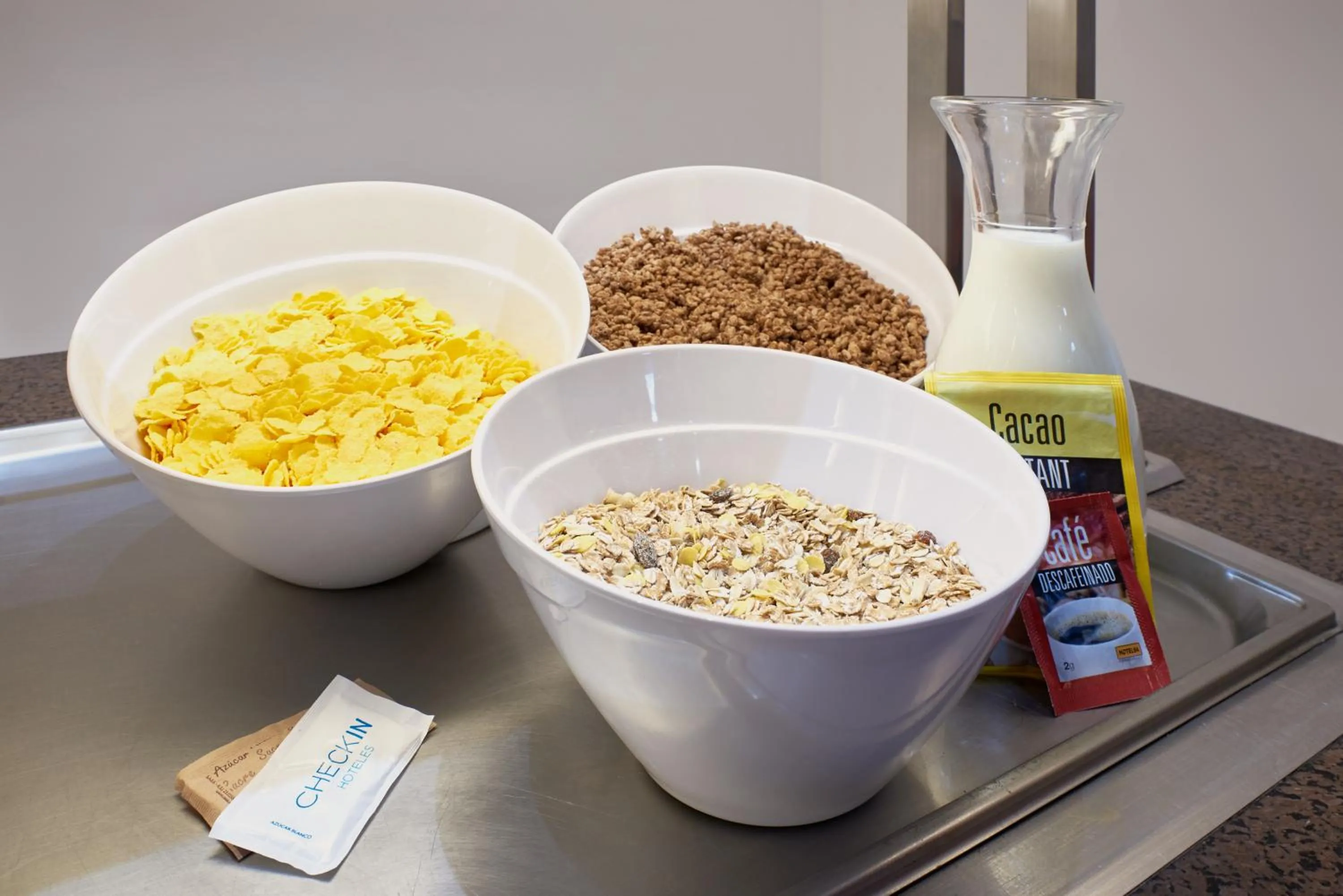 Buffet breakfast in Hotel Caribe