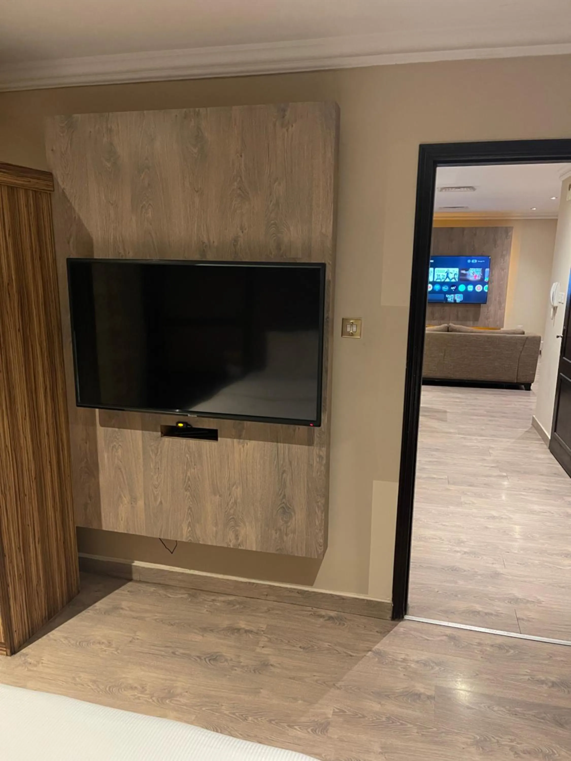 TV and multimedia in Terrace Furnished Apartments- Salmiya
