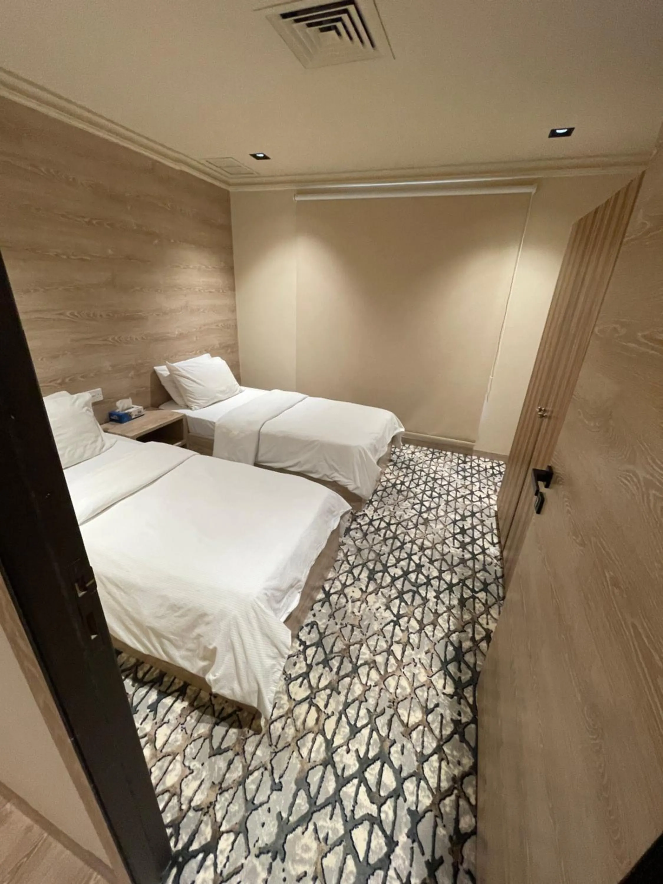 Bedroom, Bed in Terrace Furnished Apartments- Salmiya