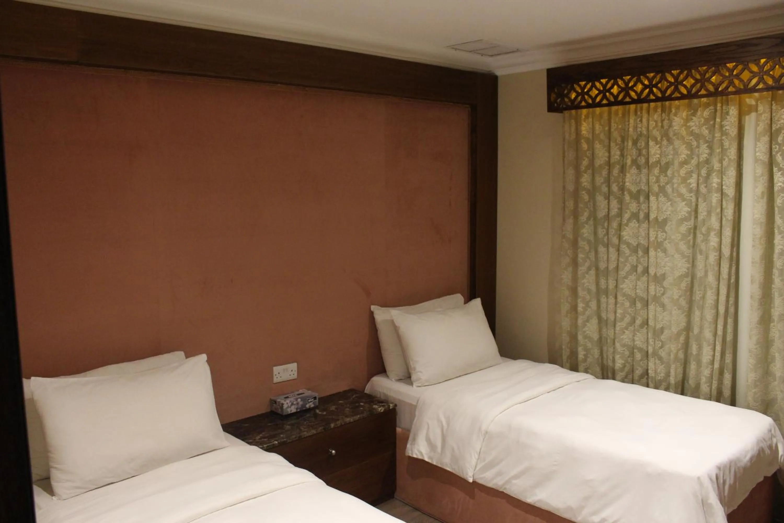 Bedroom, Bed in Terrace Furnished Apartments- Salmiya