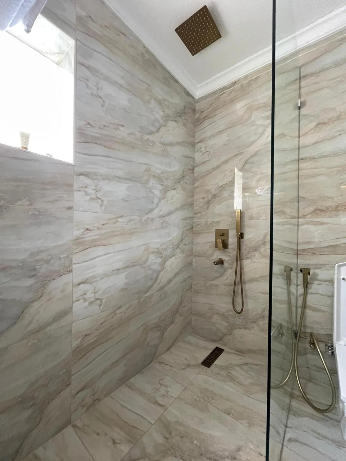 Shower in Terrace Furnished Apartments- Salmiya