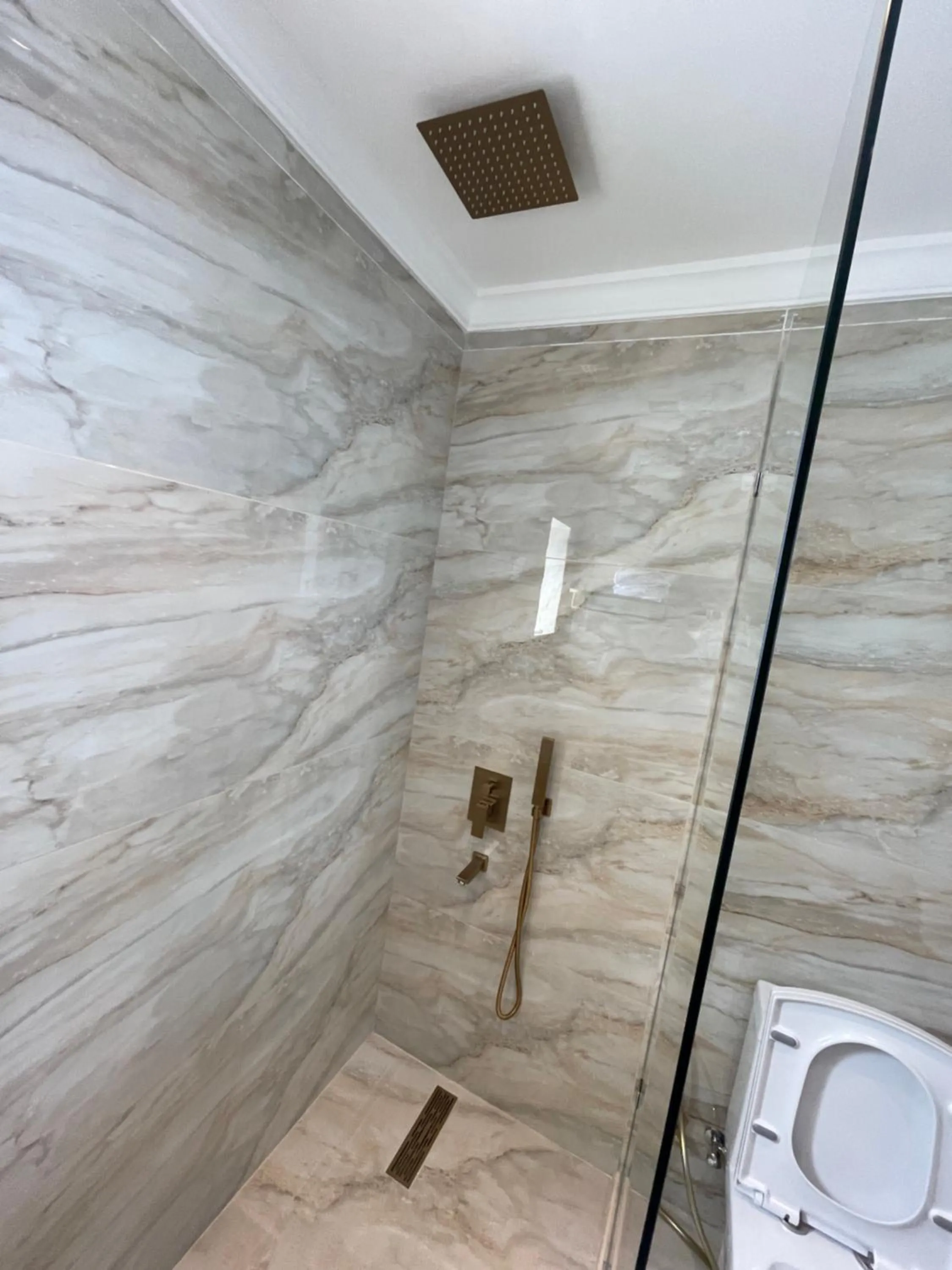 Shower in Terrace Furnished Apartments- Salmiya
