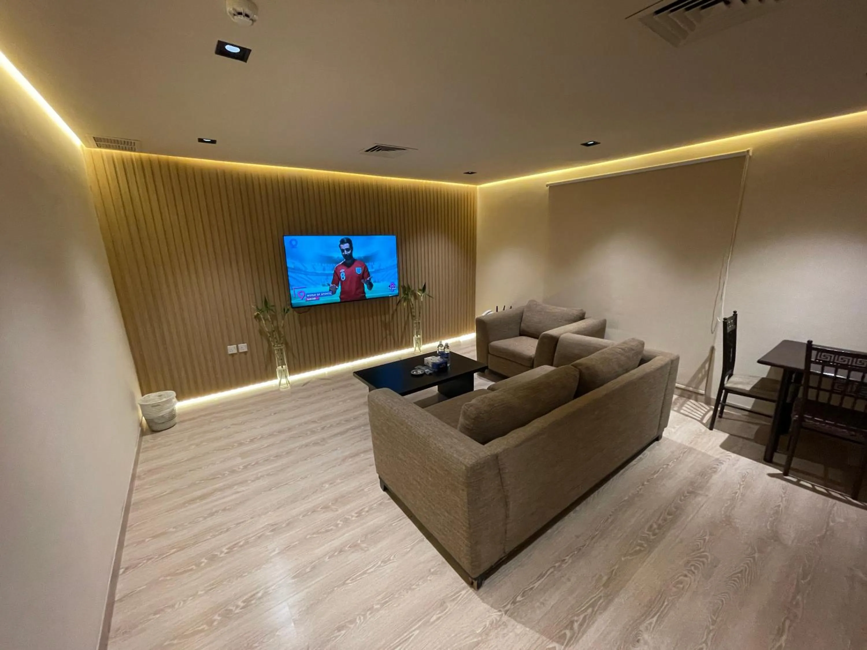 Seating area in Terrace Furnished Apartments- Salmiya