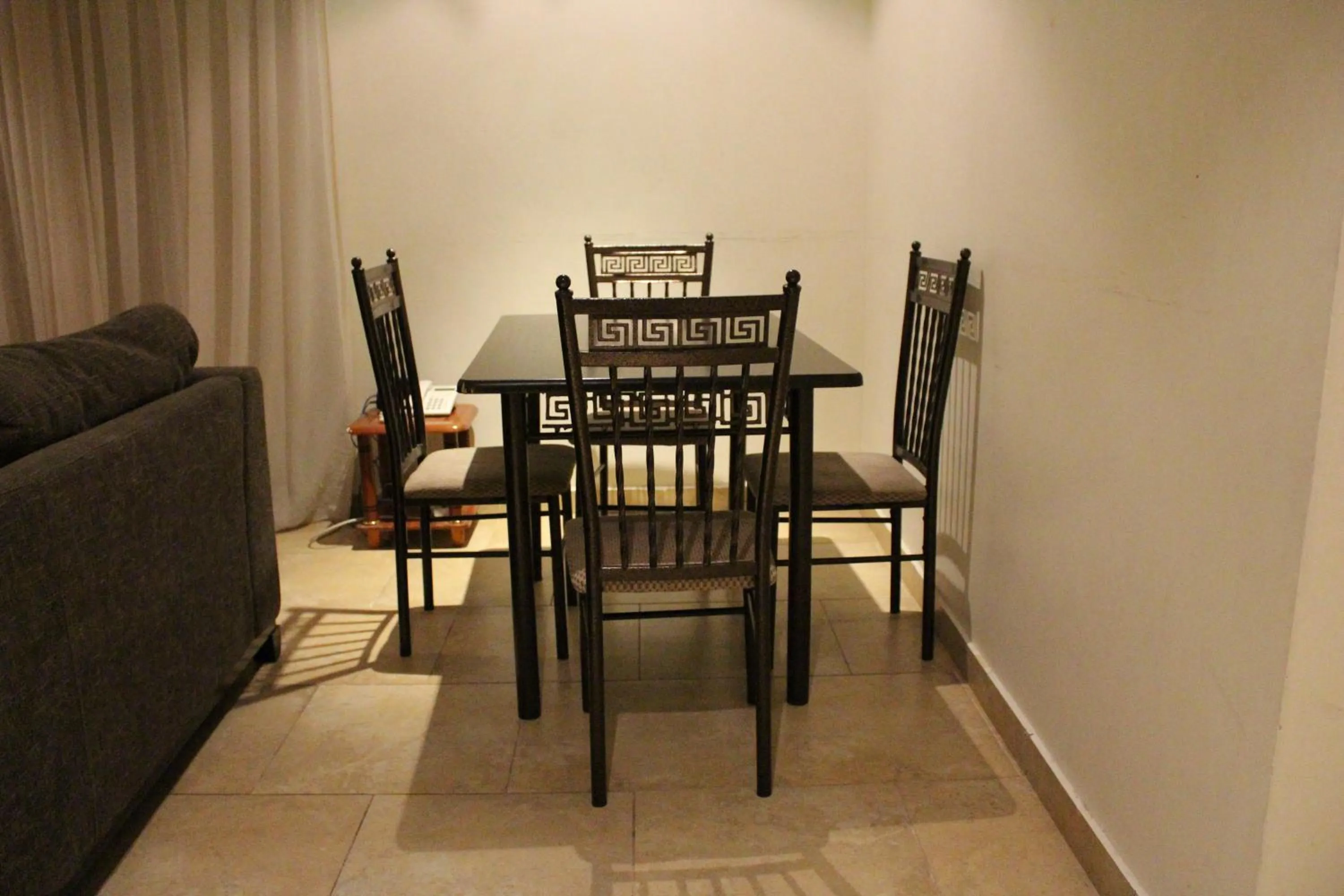 Dining area in Terrace Furnished Apartments- Salmiya