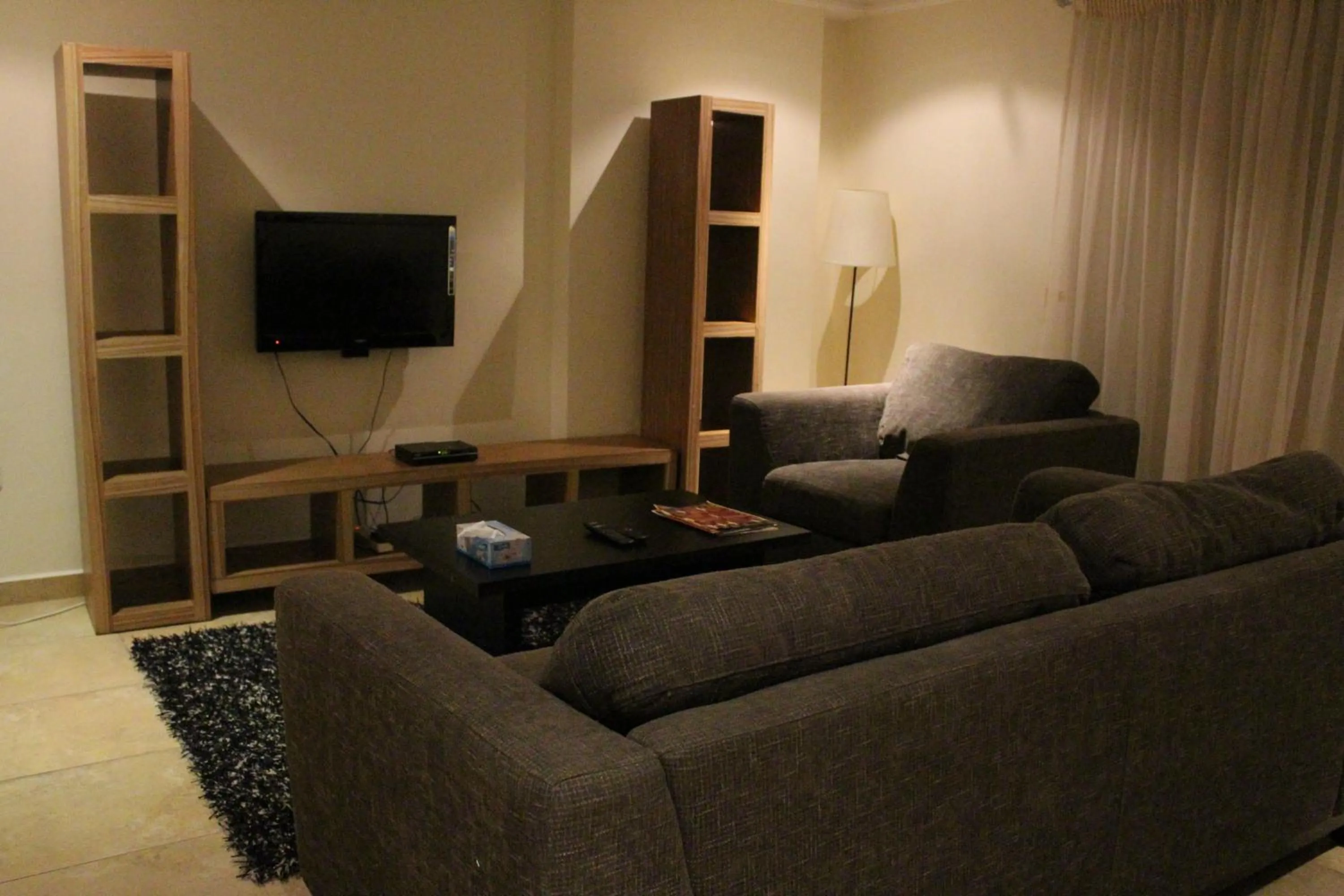 Living room in Terrace Furnished Apartments- Salmiya