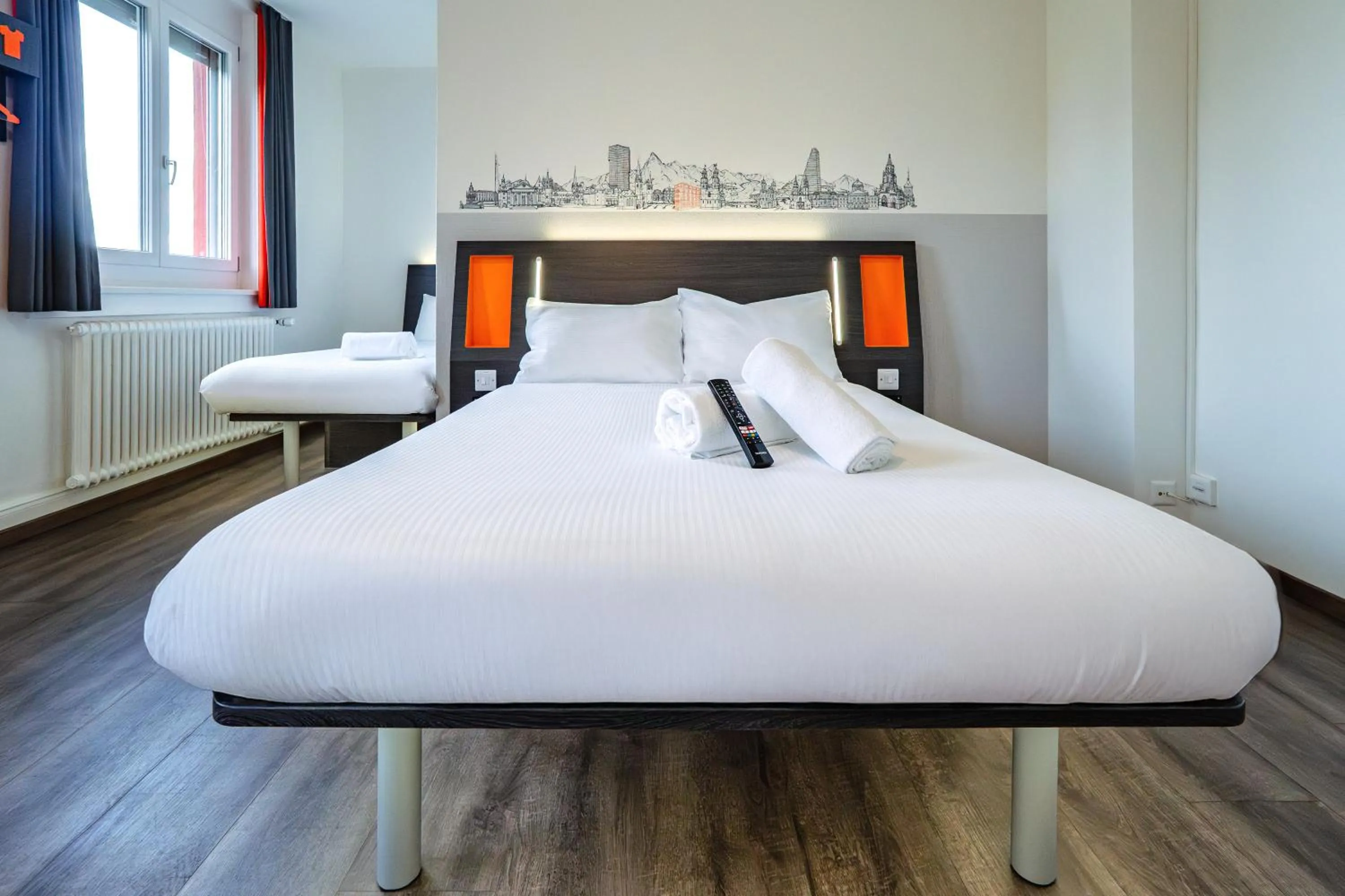 Bed in easyHotel Zürich City West