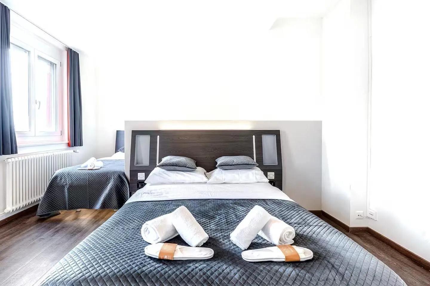 Photo of the whole room, Bed in Delta City Hotels - Self check-in