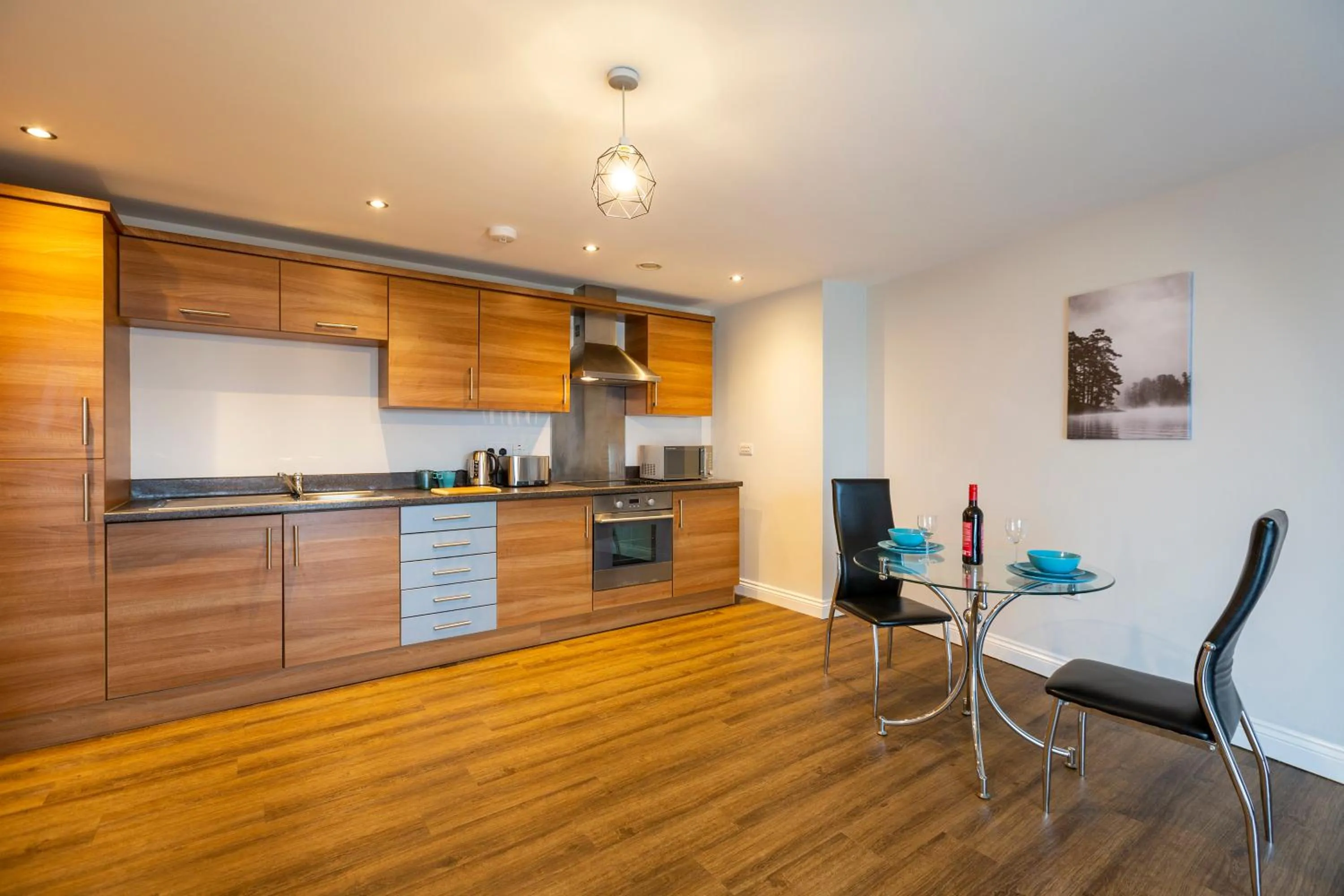 Kitchen or kitchenette in Belgrade Plaza Serviced Apartments