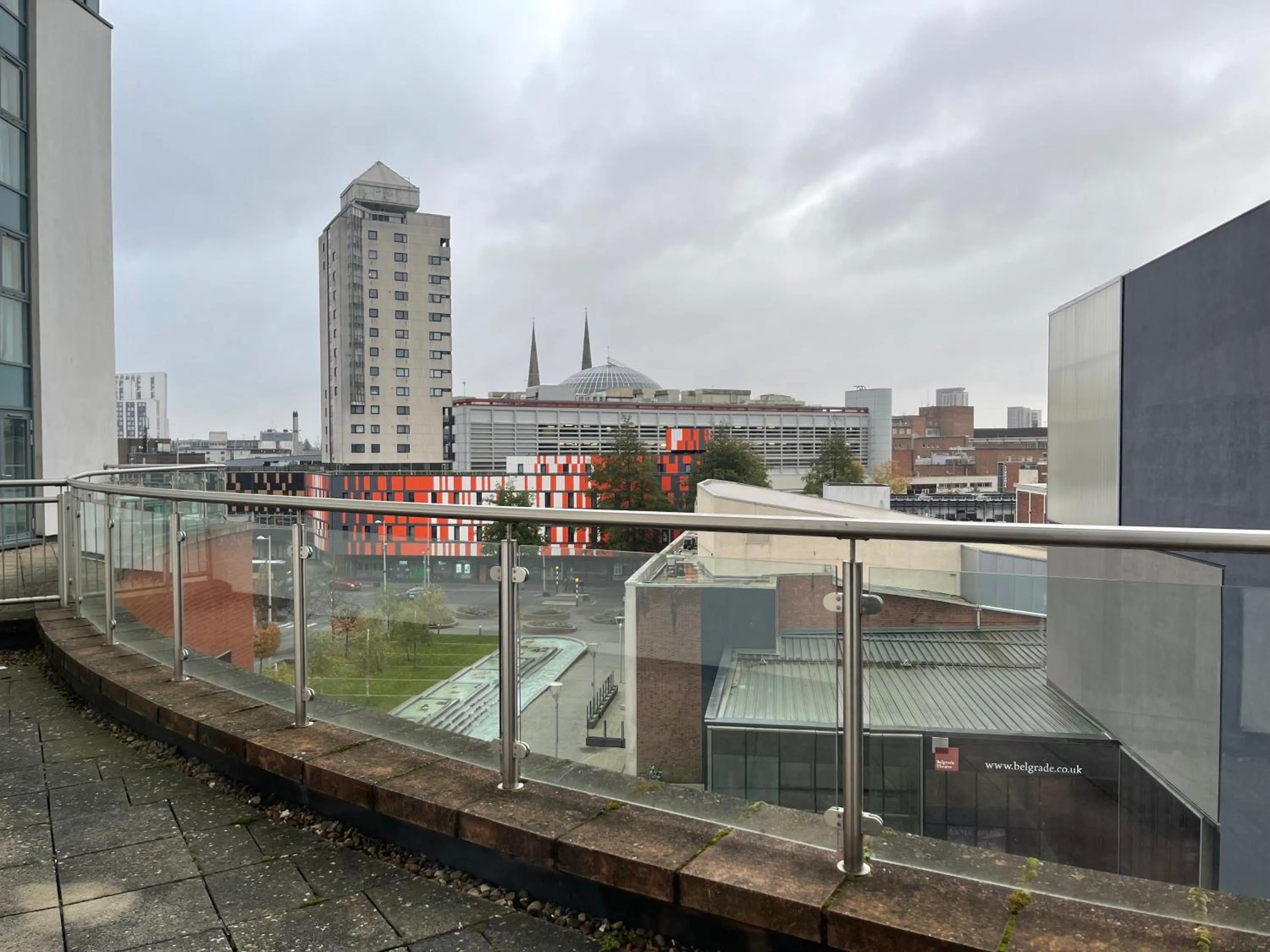 City view in Belgrade Plaza Serviced Apartments